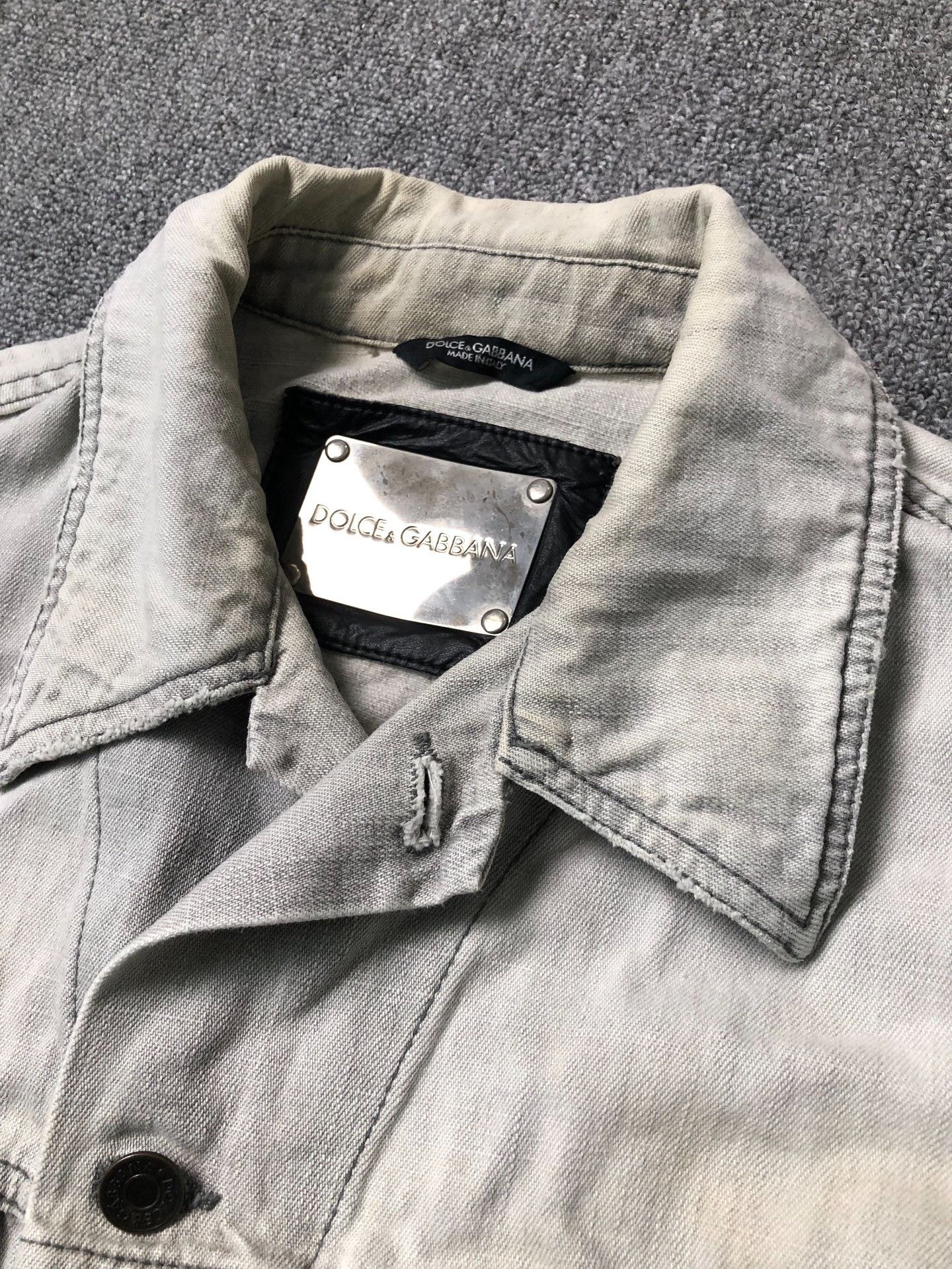 Dolce & Gabbana Dolce&Gabbana Vintage Denim Jacket Size US M / EU 48-50 / 2 - 2 Thumbnail