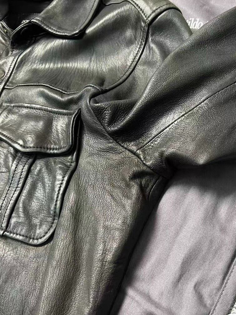 Dolce & Gabbana Dolce & Gabbana Leather Shirt Jacket Size US S / EU 44-46 / 1 - 6 Thumbnail