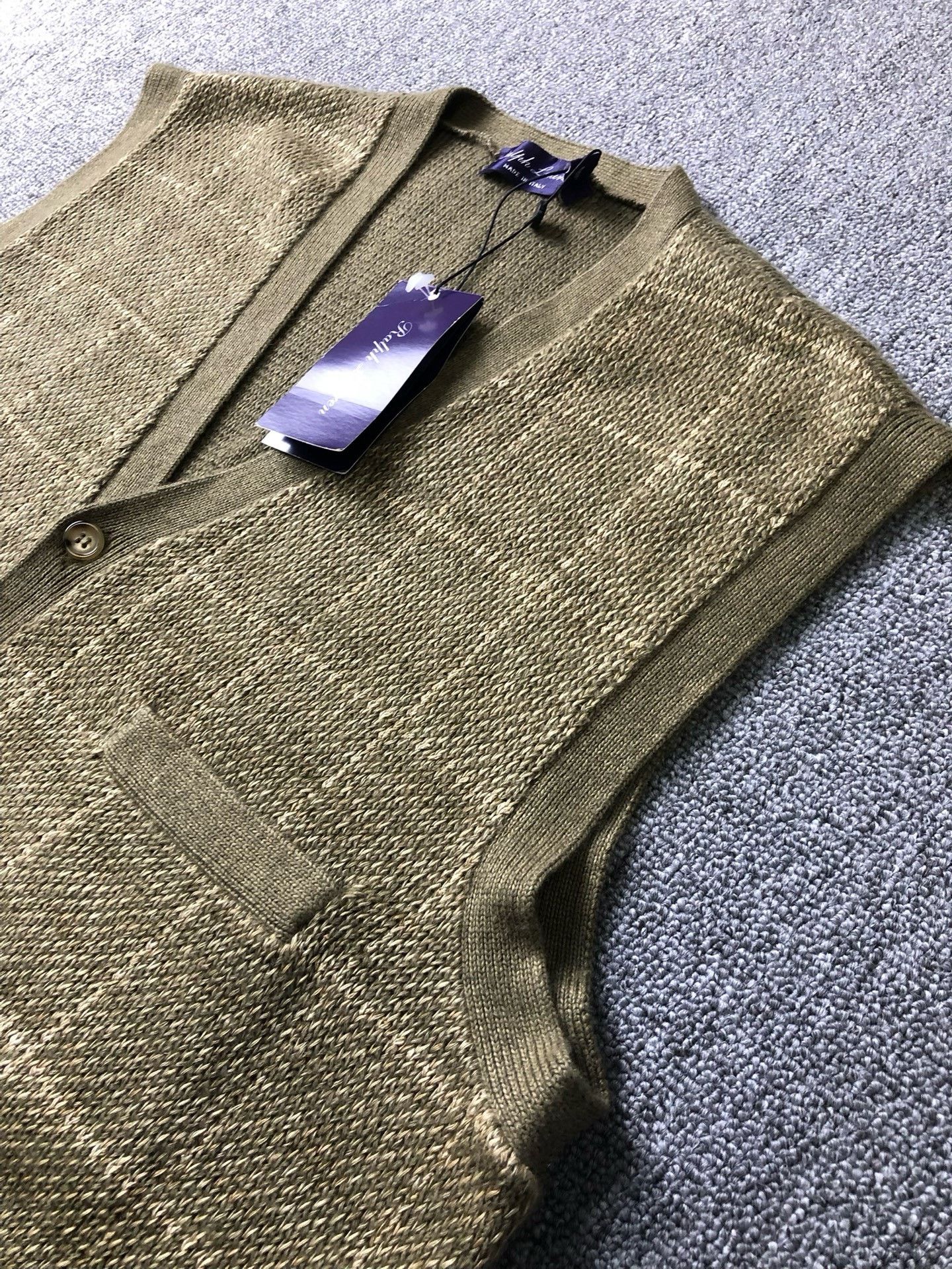 Ralph Lauren Purple Label Ralph Lauren Purple Label Knit Vest Size US XL / EU 56 / 4 - 6 Thumbnail