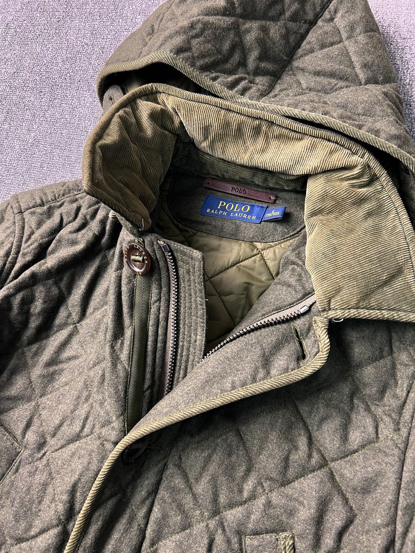 Polo Ralph Lauren Ralph Lauren Men's Quilted Wool Jacket Size US S / EU 44-46 / 1 - 9 Thumbnail