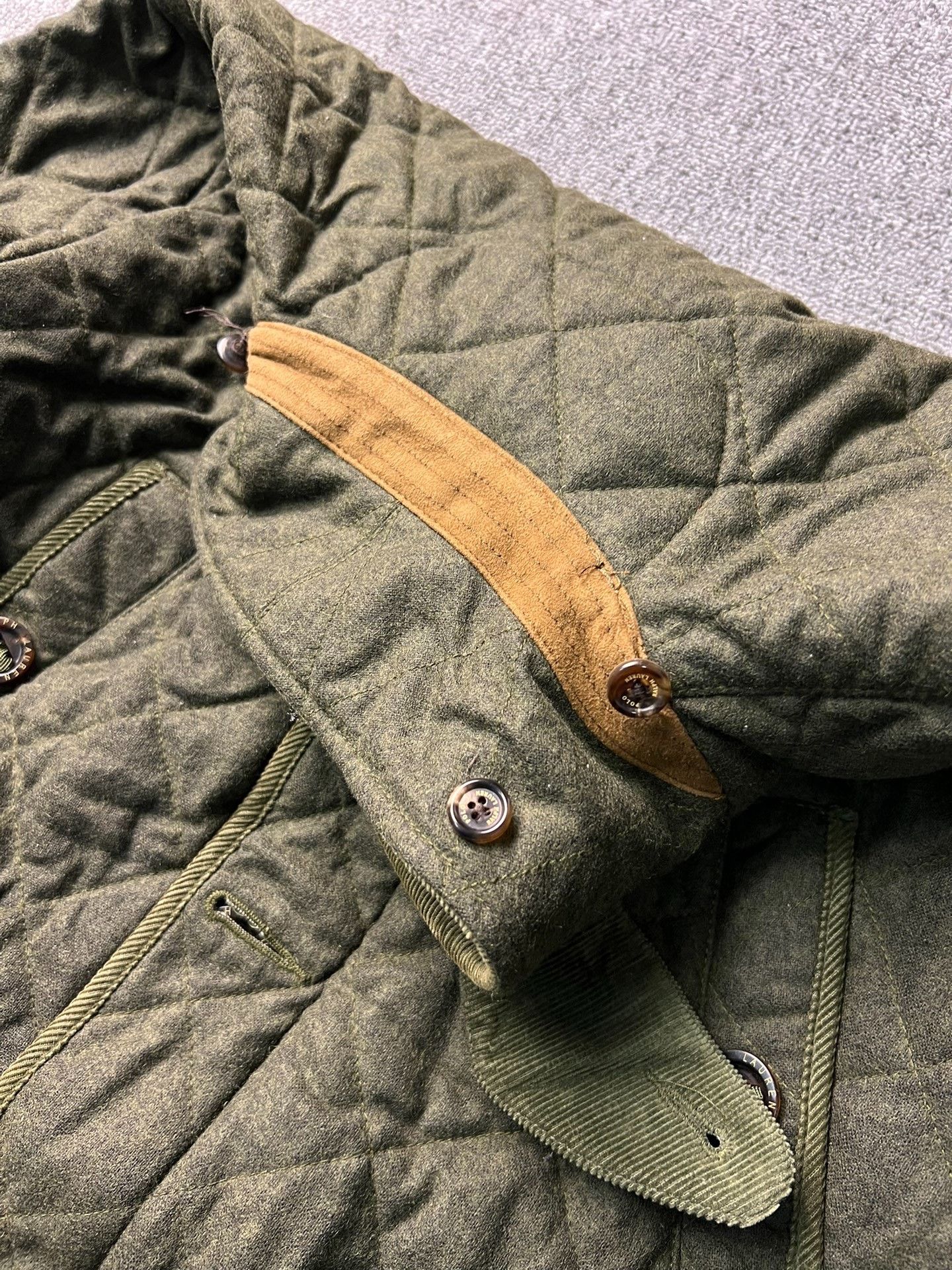 Polo Ralph Lauren Ralph Lauren Men's Quilted Wool Jacket Size US S / EU 44-46 / 1 - 7 Thumbnail