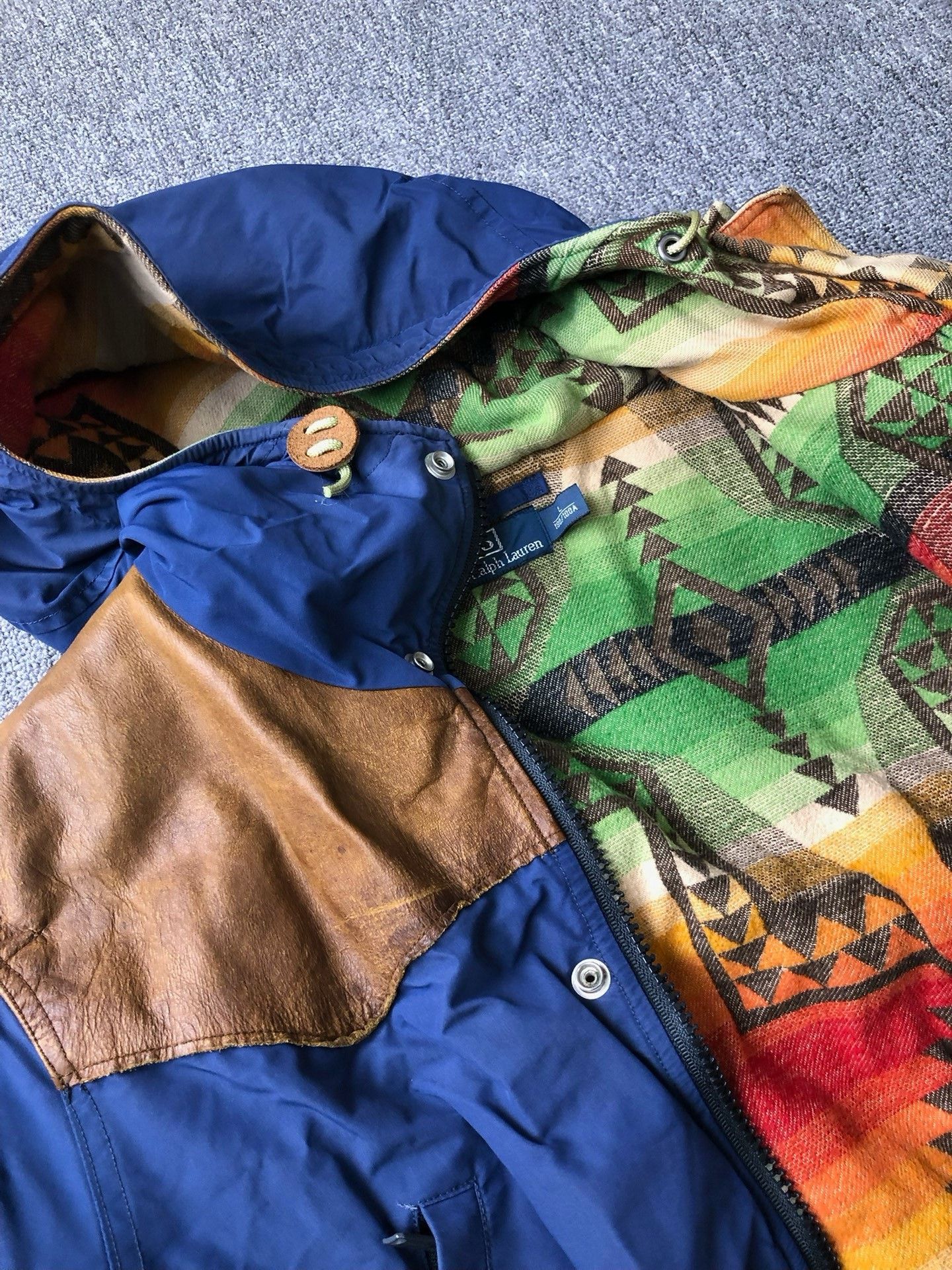 Polo Ralph Lauren Ralph Lauren POLO Leather Patch Mountaineering Jacket Size US L / EU 52-54 / 3 - 5 Thumbnail