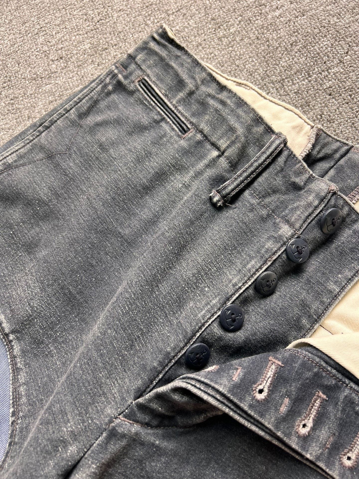 RRL Ralph Lauren RRL Denim Work Pants Size US 30 / EU 46 - 7 Thumbnail