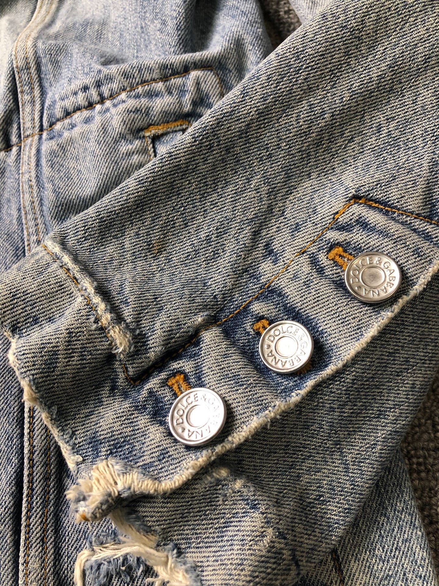 Dolce & Gabbana Dolce & Gabbana Vintage Denim Blazer Size US M / EU 48-50 / 2 - 6 Thumbnail