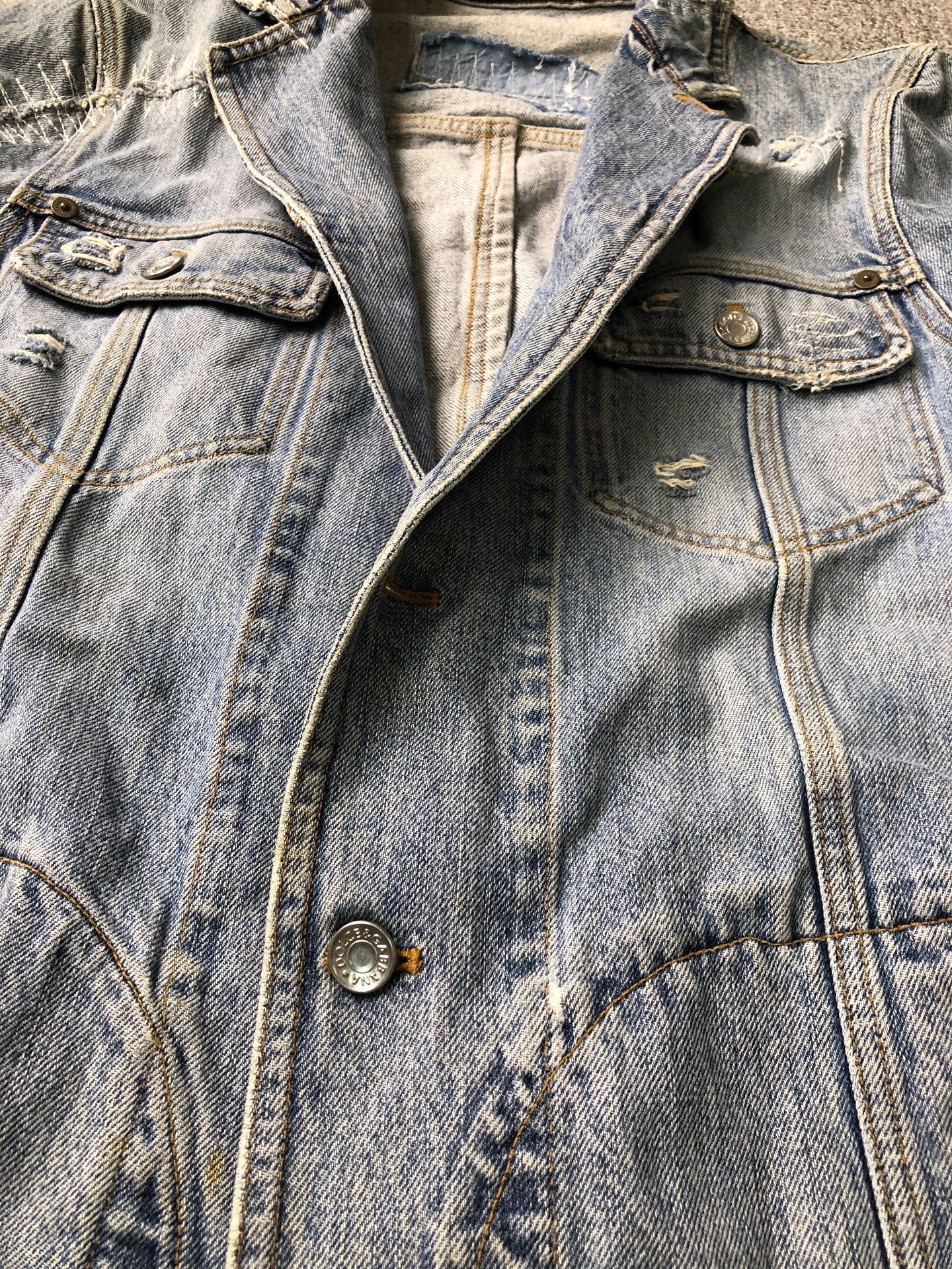 Dolce & Gabbana Dolce & Gabbana Vintage Denim Blazer Size US M / EU 48-50 / 2 - 7 Thumbnail