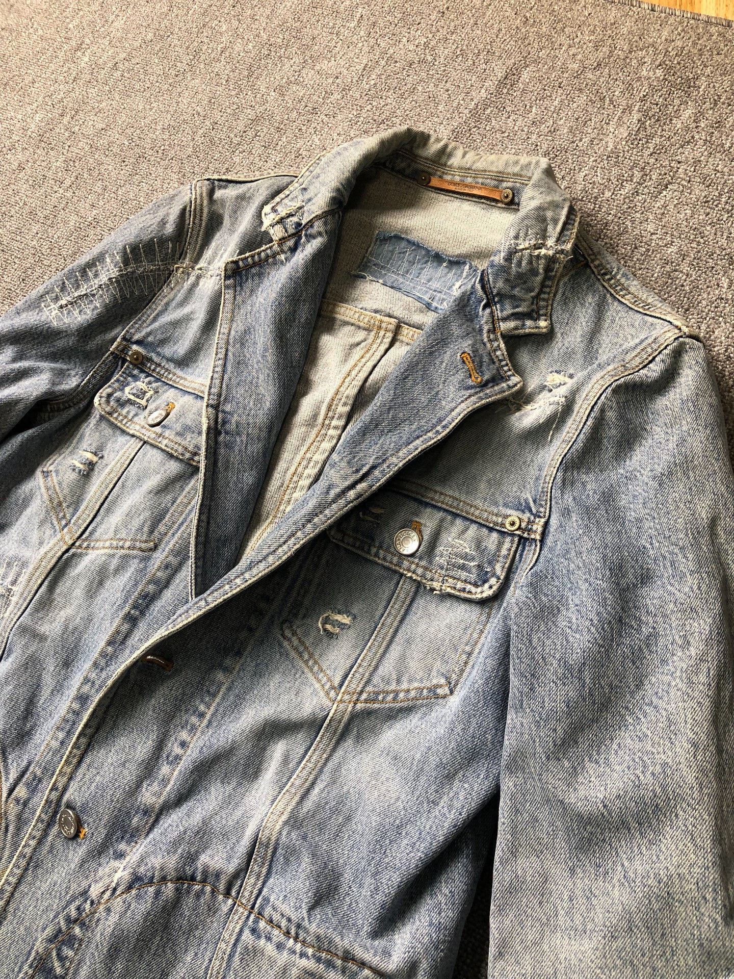 Dolce & Gabbana Dolce & Gabbana Vintage Denim Blazer Size US M / EU 48-50 / 2 - 3 Thumbnail