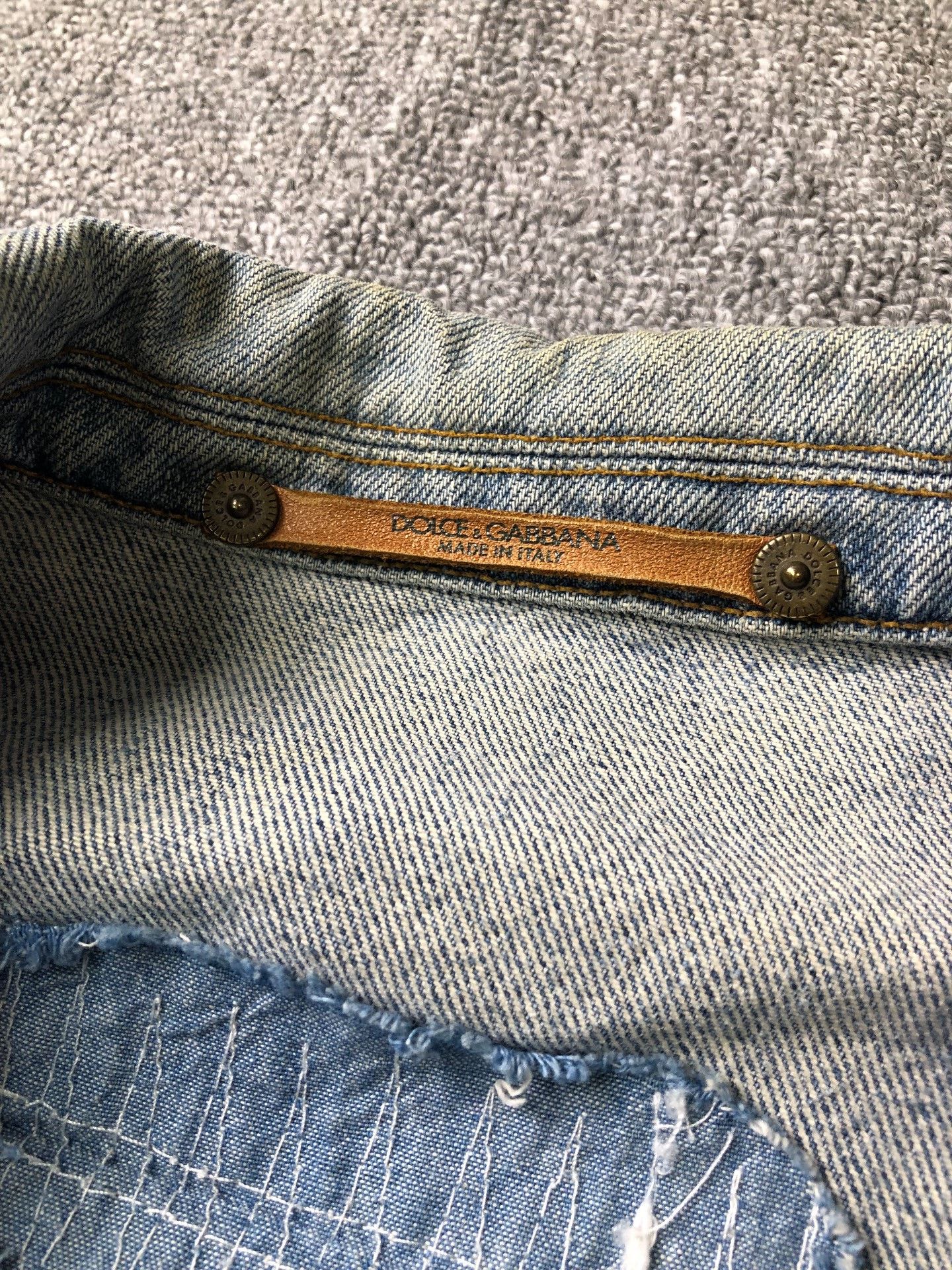 Dolce & Gabbana Dolce & Gabbana Vintage Denim Blazer Size US M / EU 48-50 / 2 - 2 Thumbnail
