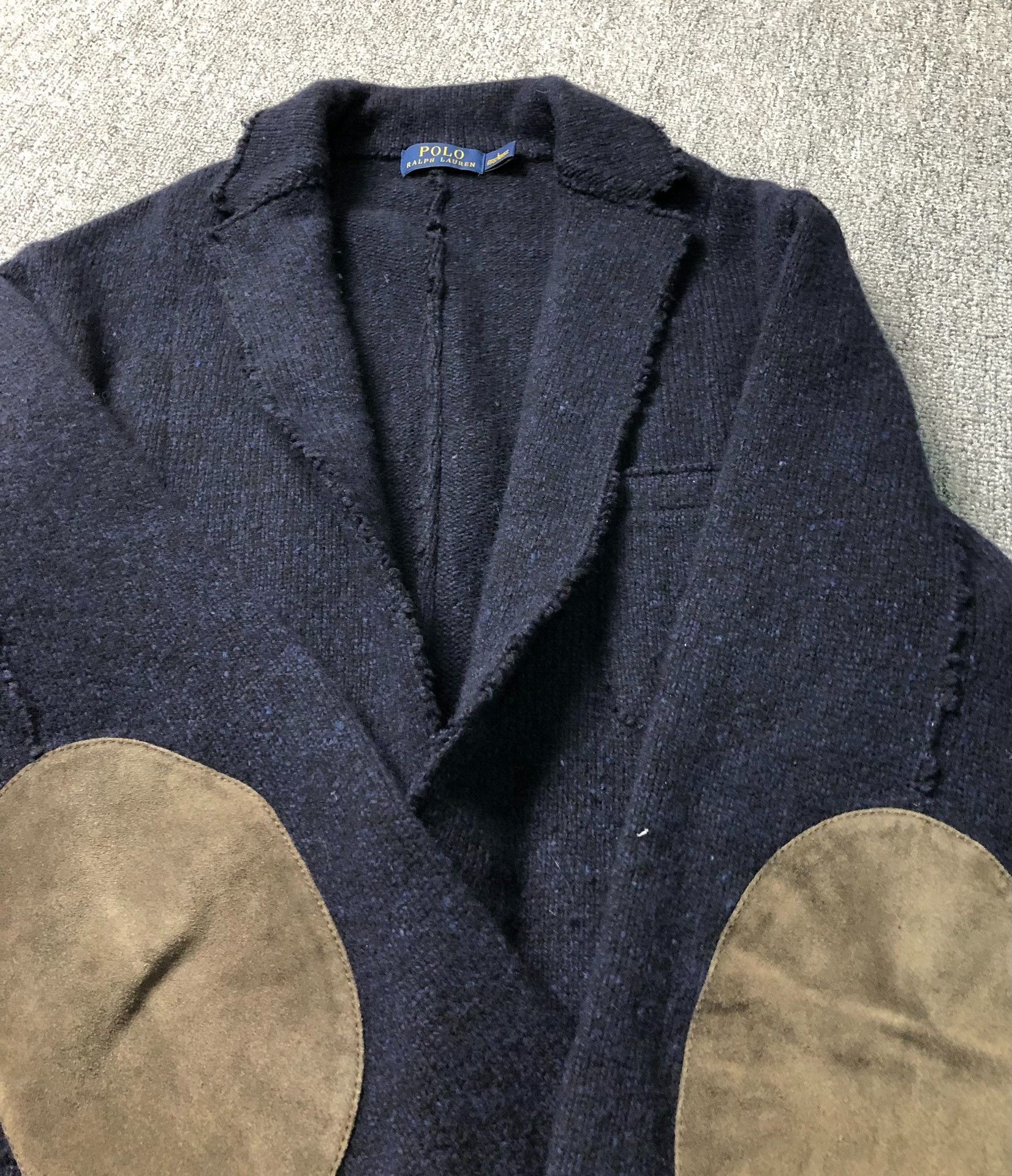 RRL Ralph Lauren Ralph Lauren Heavy Wool Knit Safari Blazer Size US L / EU 52-54 / 3 - 4 Thumbnail