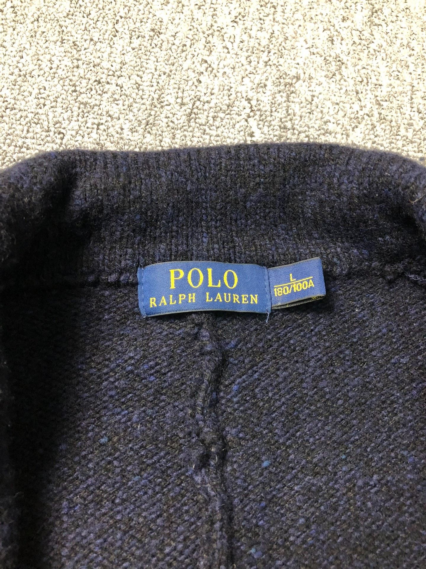 RRL Ralph Lauren Ralph Lauren Heavy Wool Knit Safari Blazer Size US L / EU 52-54 / 3 - 7 Thumbnail
