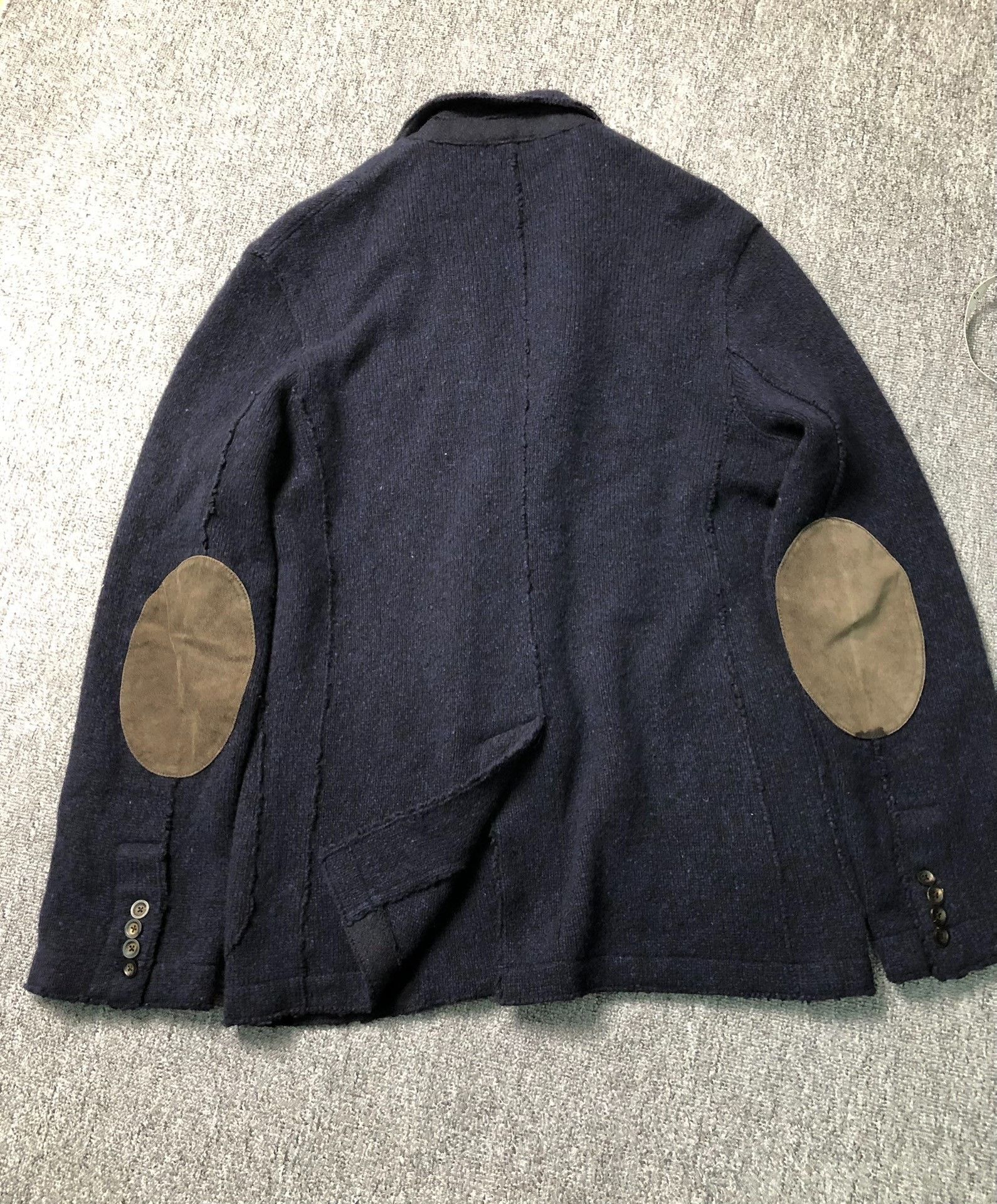 RRL Ralph Lauren Ralph Lauren Heavy Wool Knit Safari Blazer Size US L / EU 52-54 / 3 - 8 Thumbnail