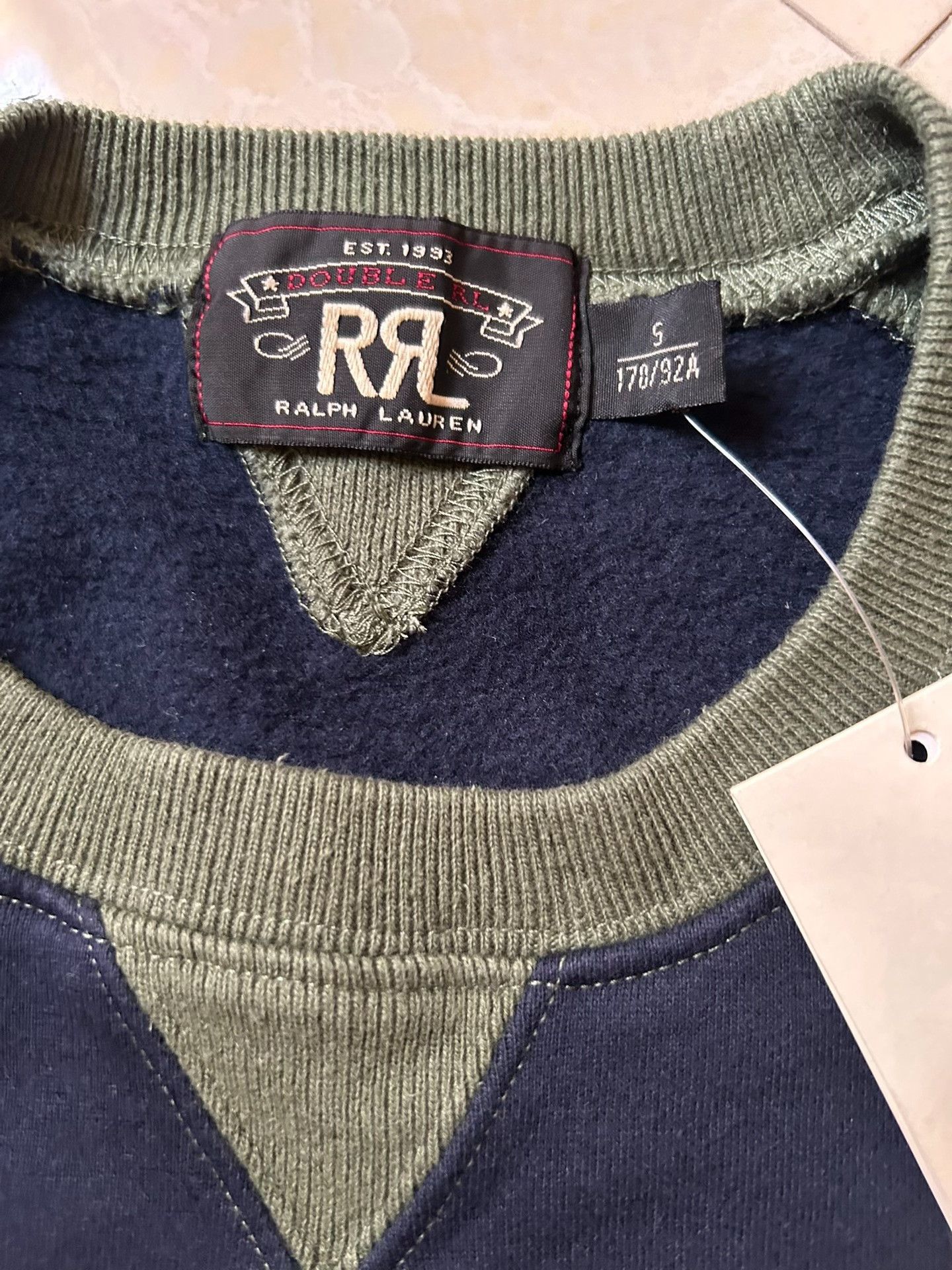 RRL Ralph Lauren RRL Ralph Lauren Vintage Fleece Sweatshirt Size US S / EU 44-46 / 1 - 2 Thumbnail