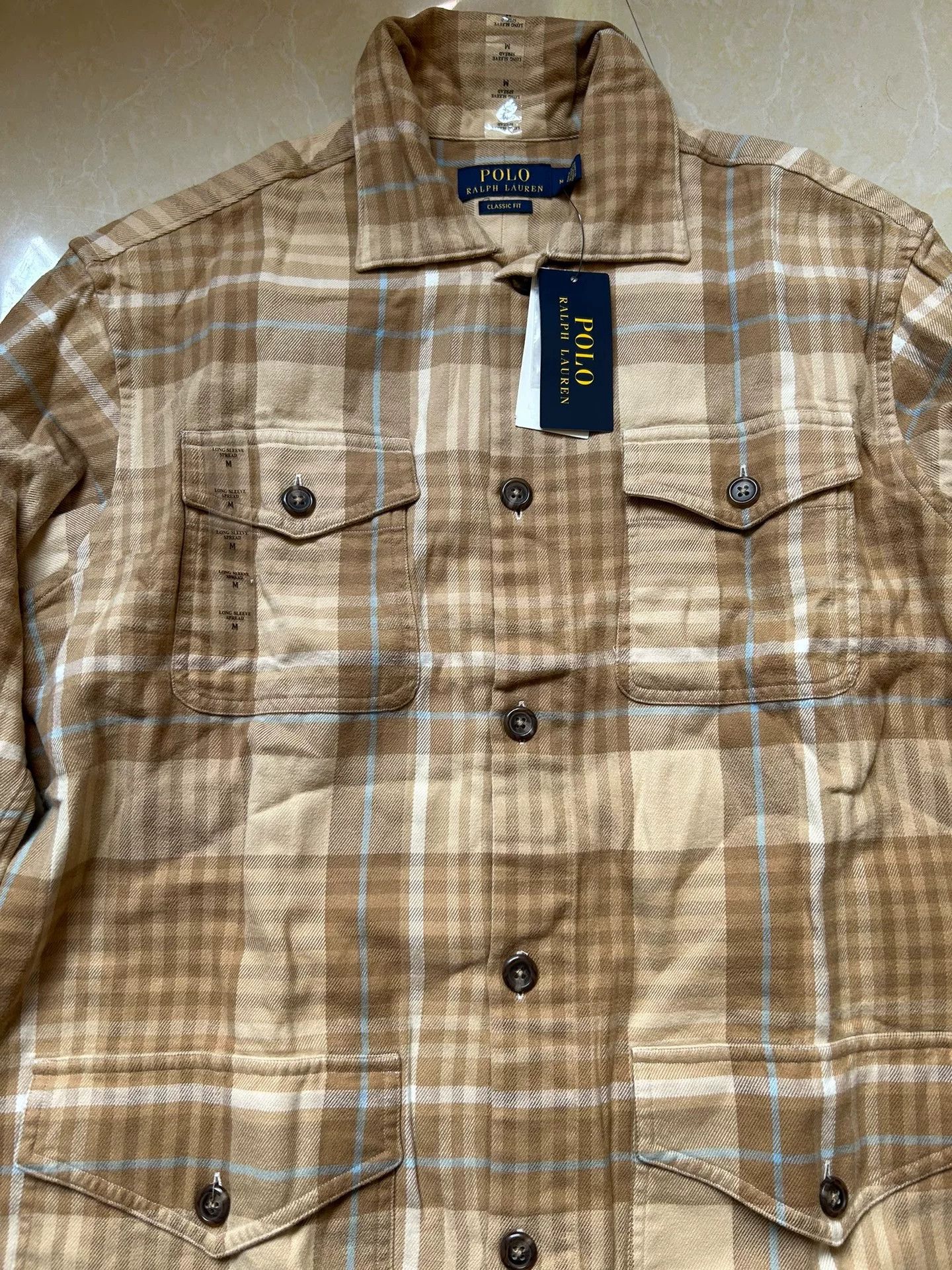 Ralph Lauren Ralph Lauren Classic Plaid Shirt Jacket Size US M / EU 48-50 / 2 - 3 Thumbnail