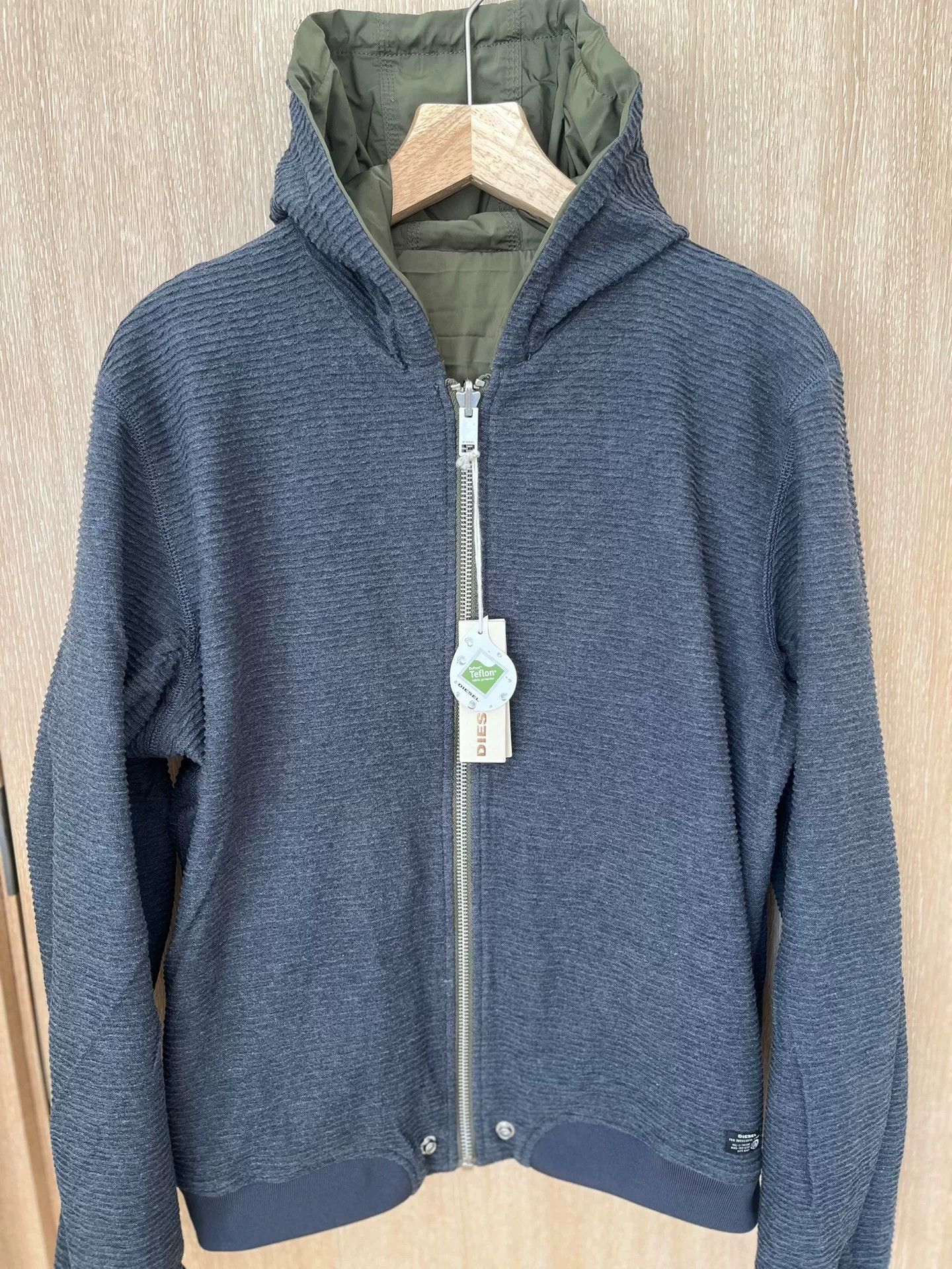 Diesel Diesel Reversible Hooded Jacket Size US M / EU 48-50 / 2 - 3 Thumbnail