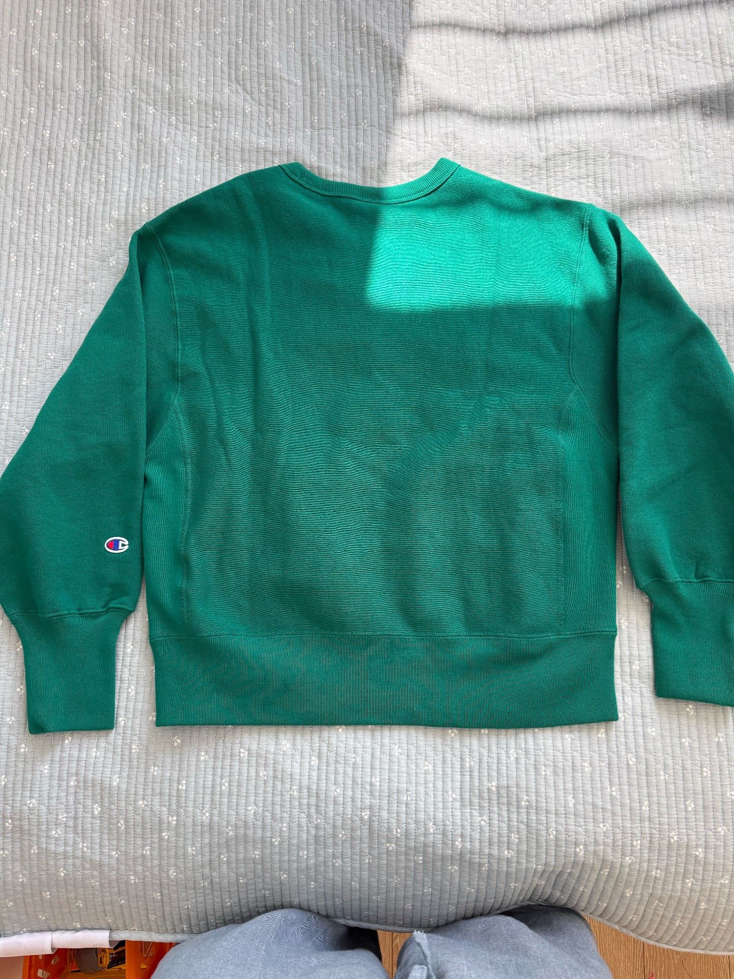 Champion Champion Japan Vintage Green Orange Print Sweatshirt Size US L / EU 52-54 / 3 - 4 Thumbnail