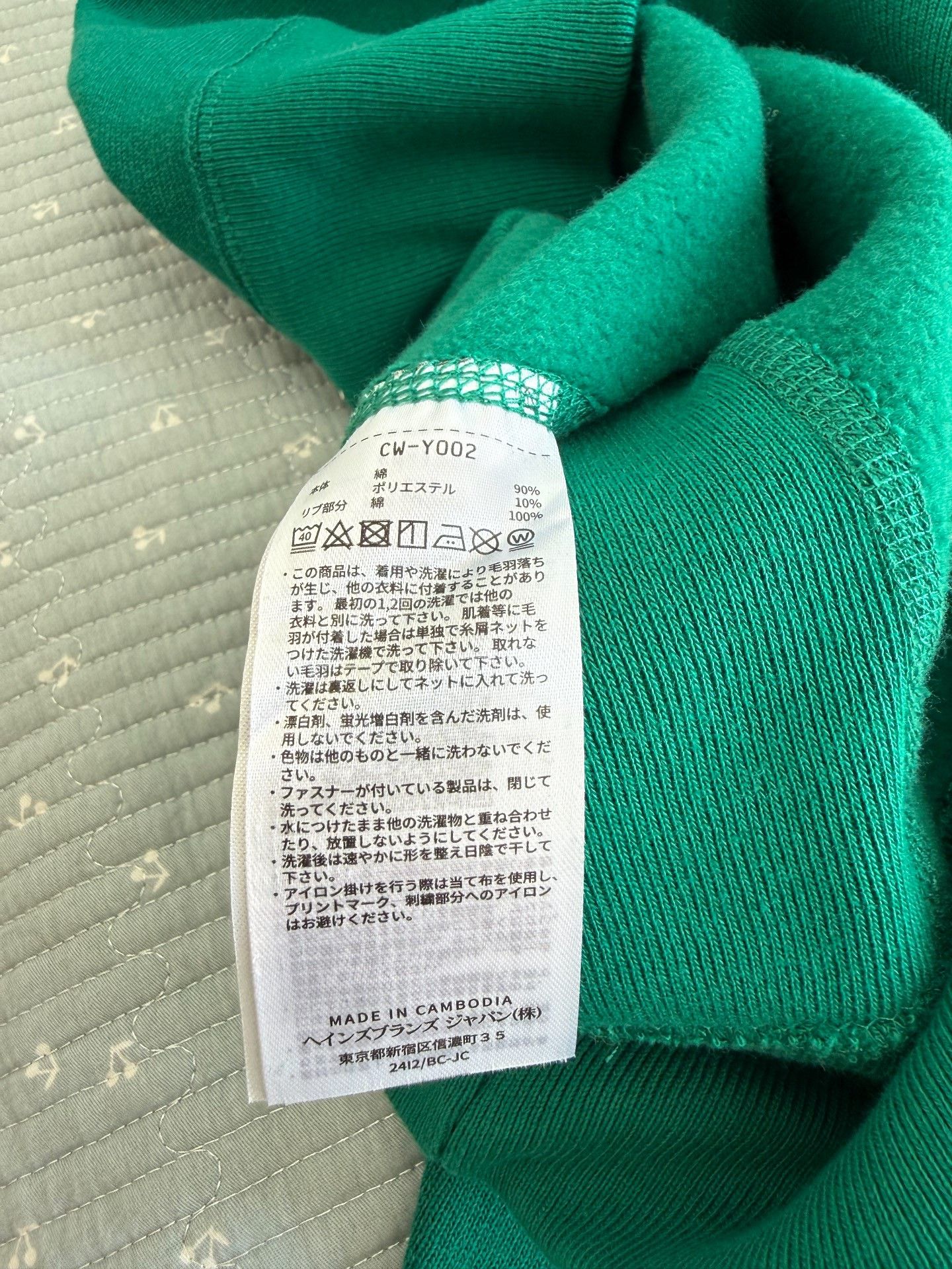 Champion Champion Japan Vintage Green Orange Print Sweatshirt Size US L / EU 52-54 / 3 - 7 Thumbnail