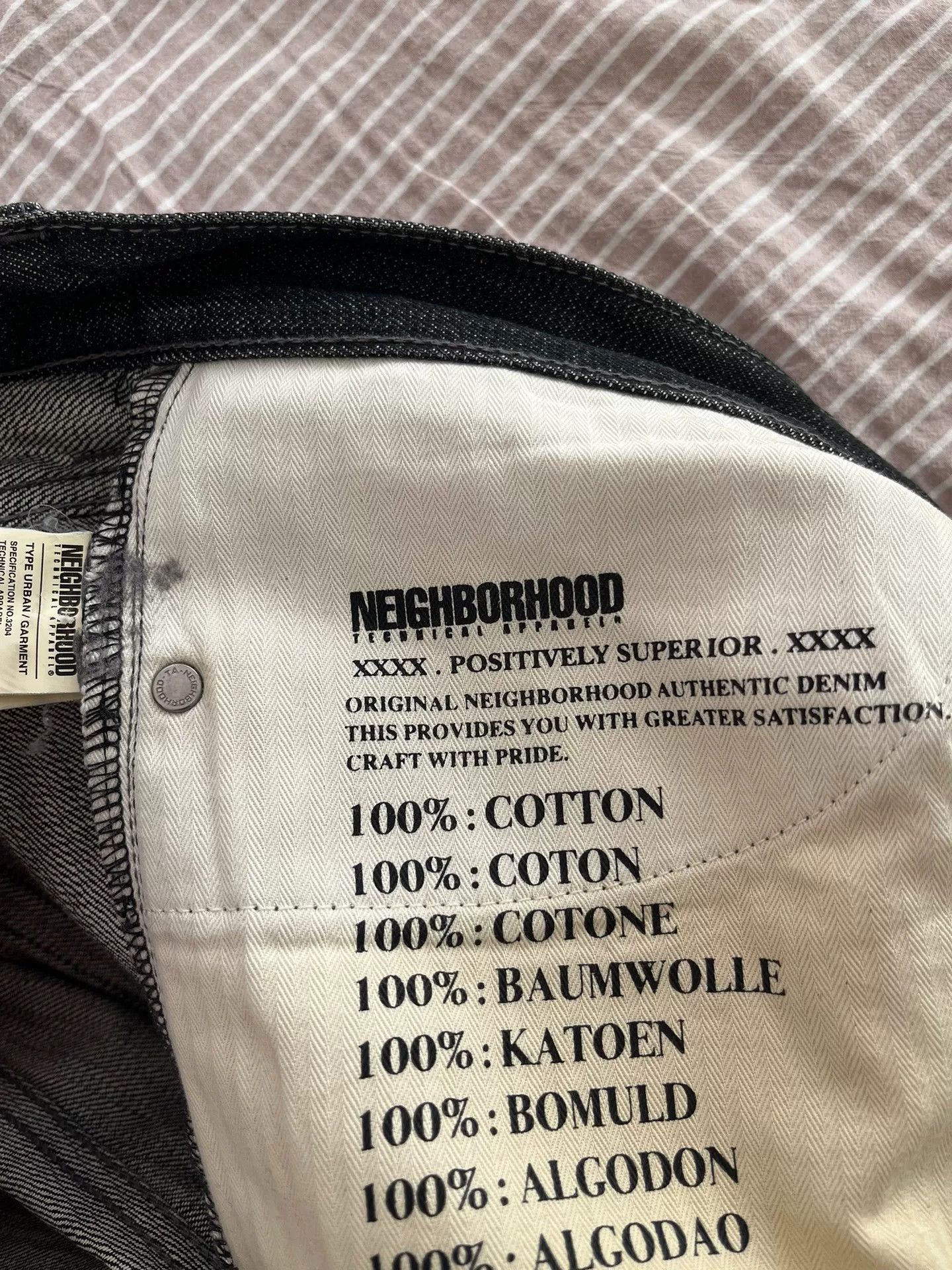 Neighborhood Neighborhood Black Jeans L Size US 34 / EU 50 - 7 Thumbnail