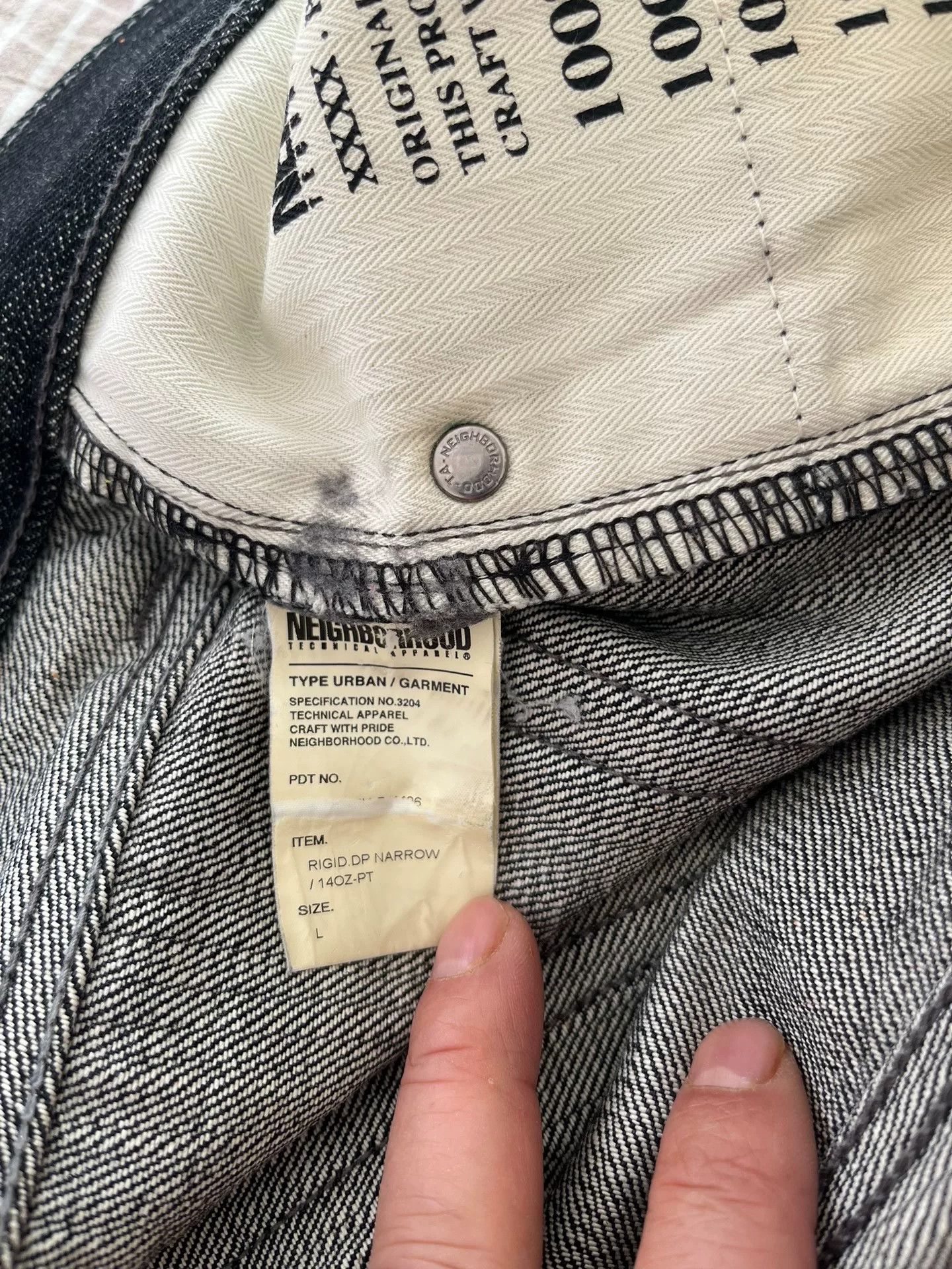 Neighborhood Neighborhood Black Jeans L Size US 34 / EU 50 - 8 Thumbnail