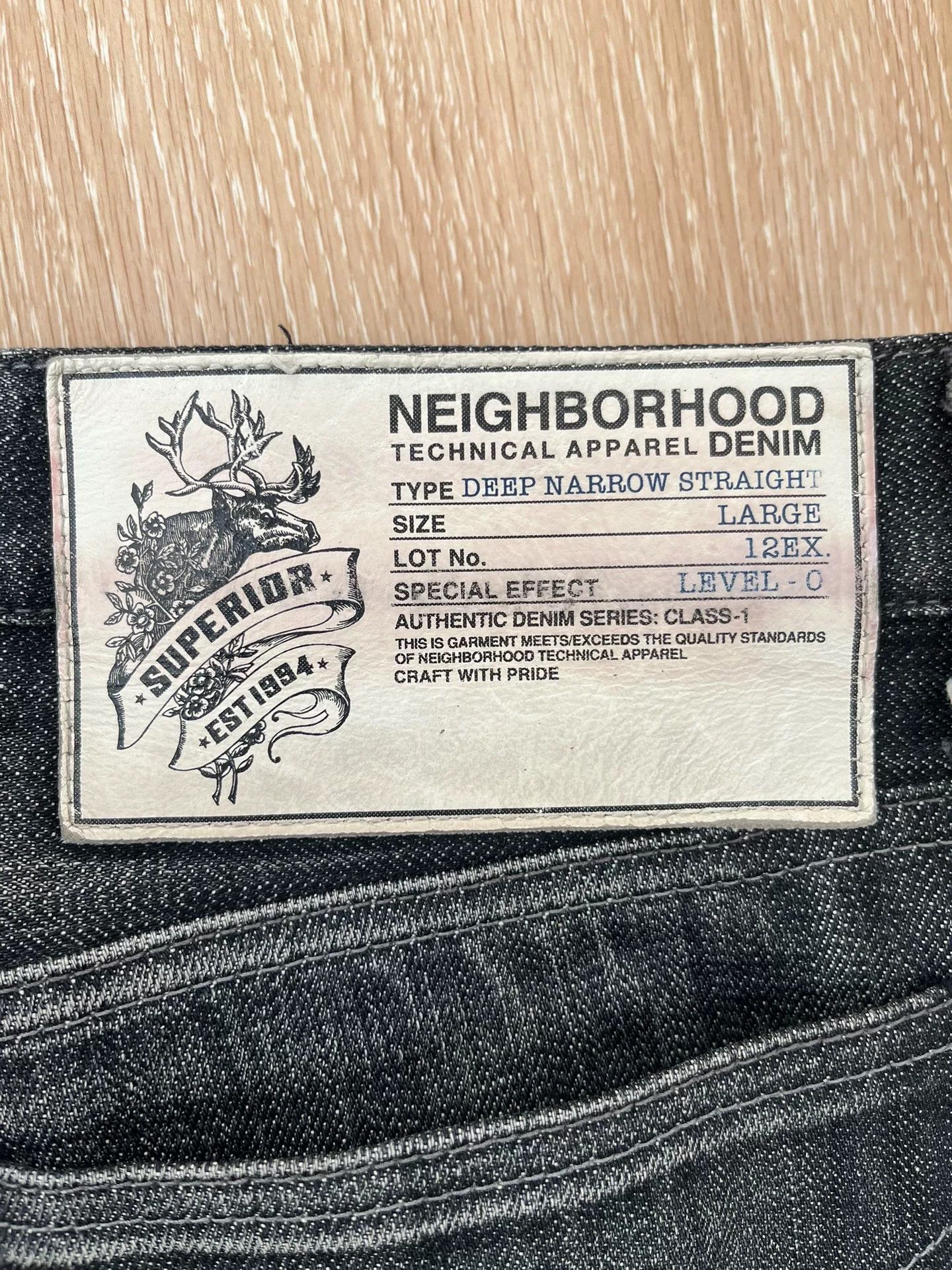 Neighborhood Neighborhood Black Jeans L Size US 34 / EU 50 - 3 Thumbnail