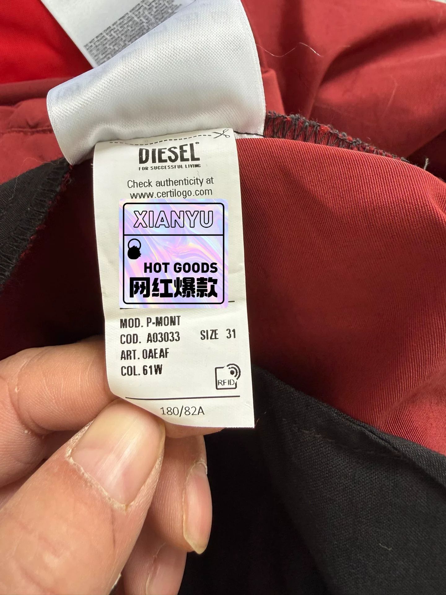 Diesel Diesel Outdoor Hiking Pants Size US 28 / EU 44 - 7 Thumbnail