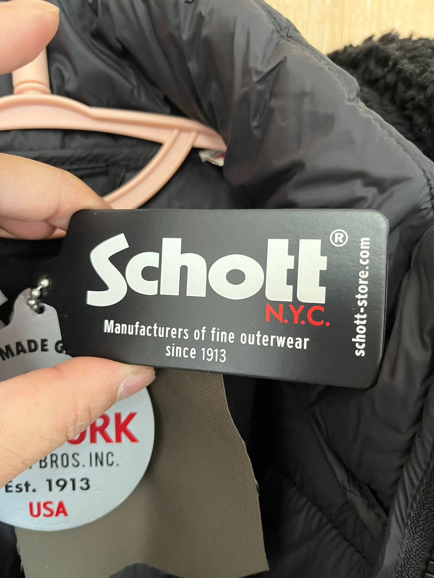 Schott Schott NYC Down Inner Liner Jacket Size US S / EU 44-46 / 1 - 3 Thumbnail