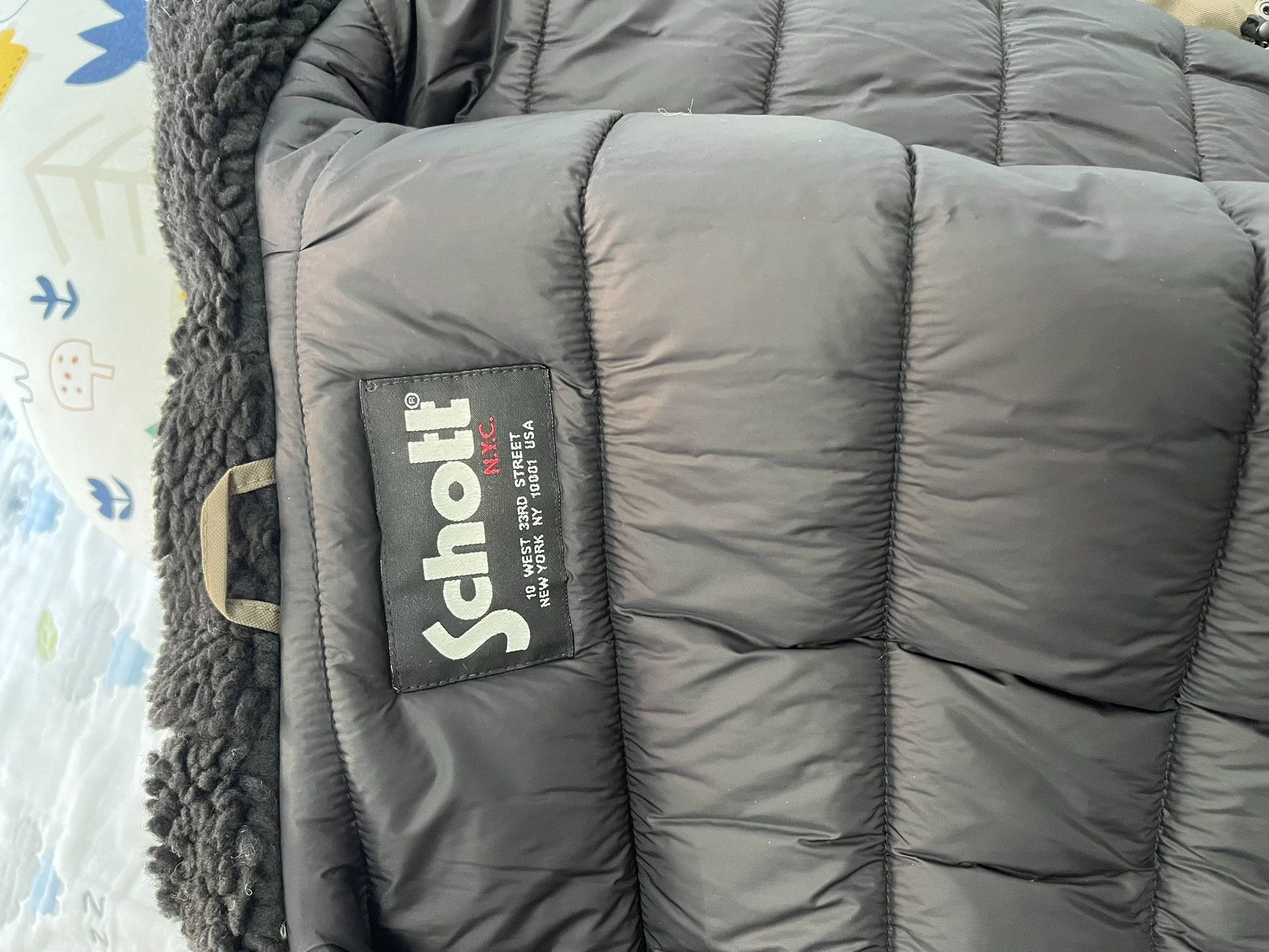 Schott Schott NYC Down Inner Liner Jacket Size US S / EU 44-46 / 1 - 8 Thumbnail