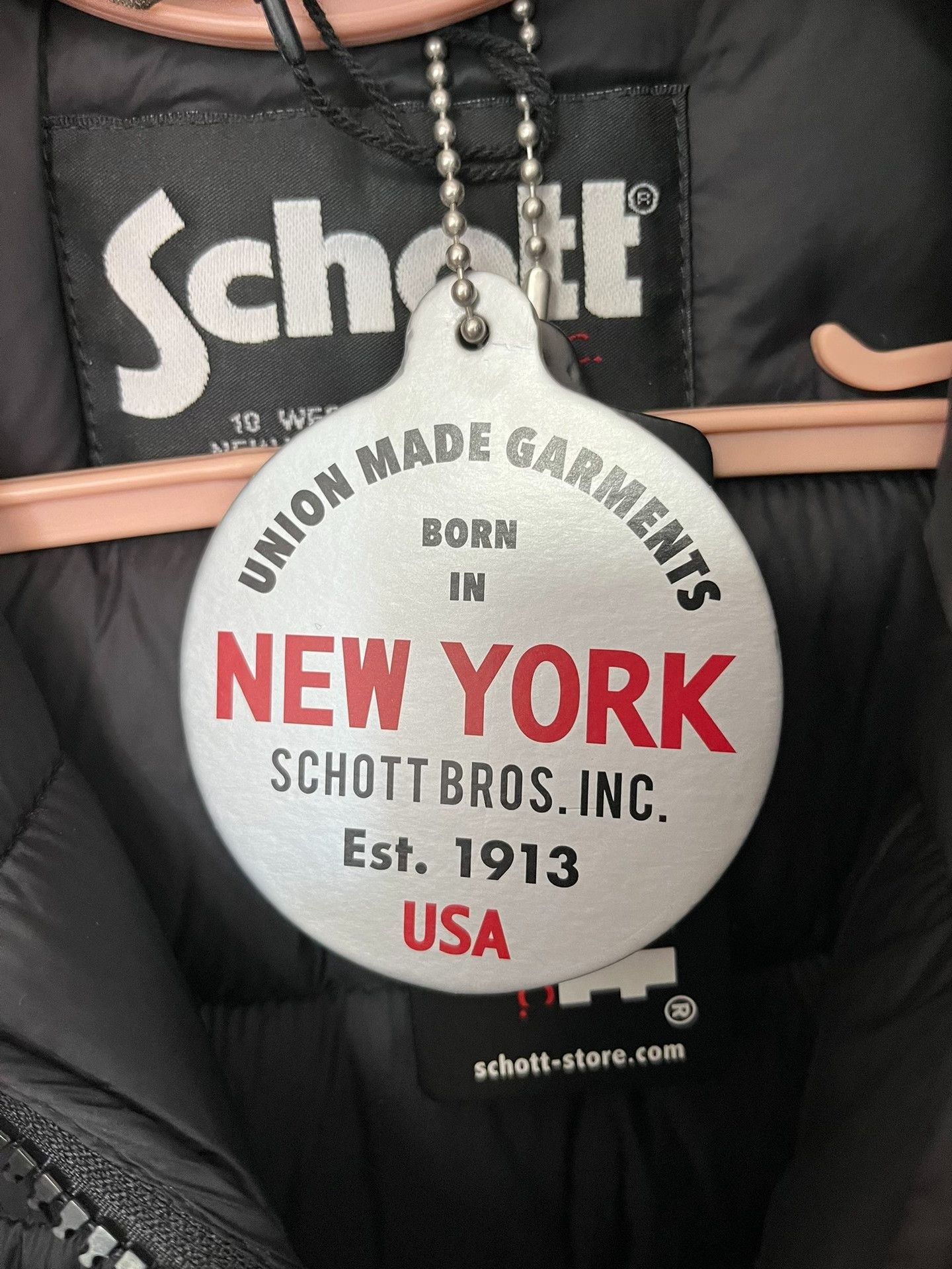 Schott Schott NYC Down Inner Liner Jacket Size US S / EU 44-46 / 1 - 7 Thumbnail