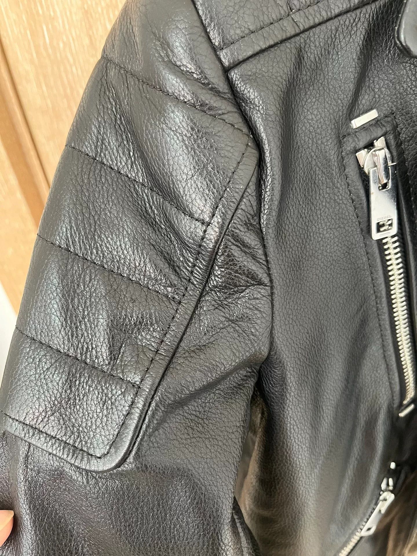 Diesel Diesel Motorcycle Leather Jacket Size US M / EU 48-50 / 2 - 5 Thumbnail
