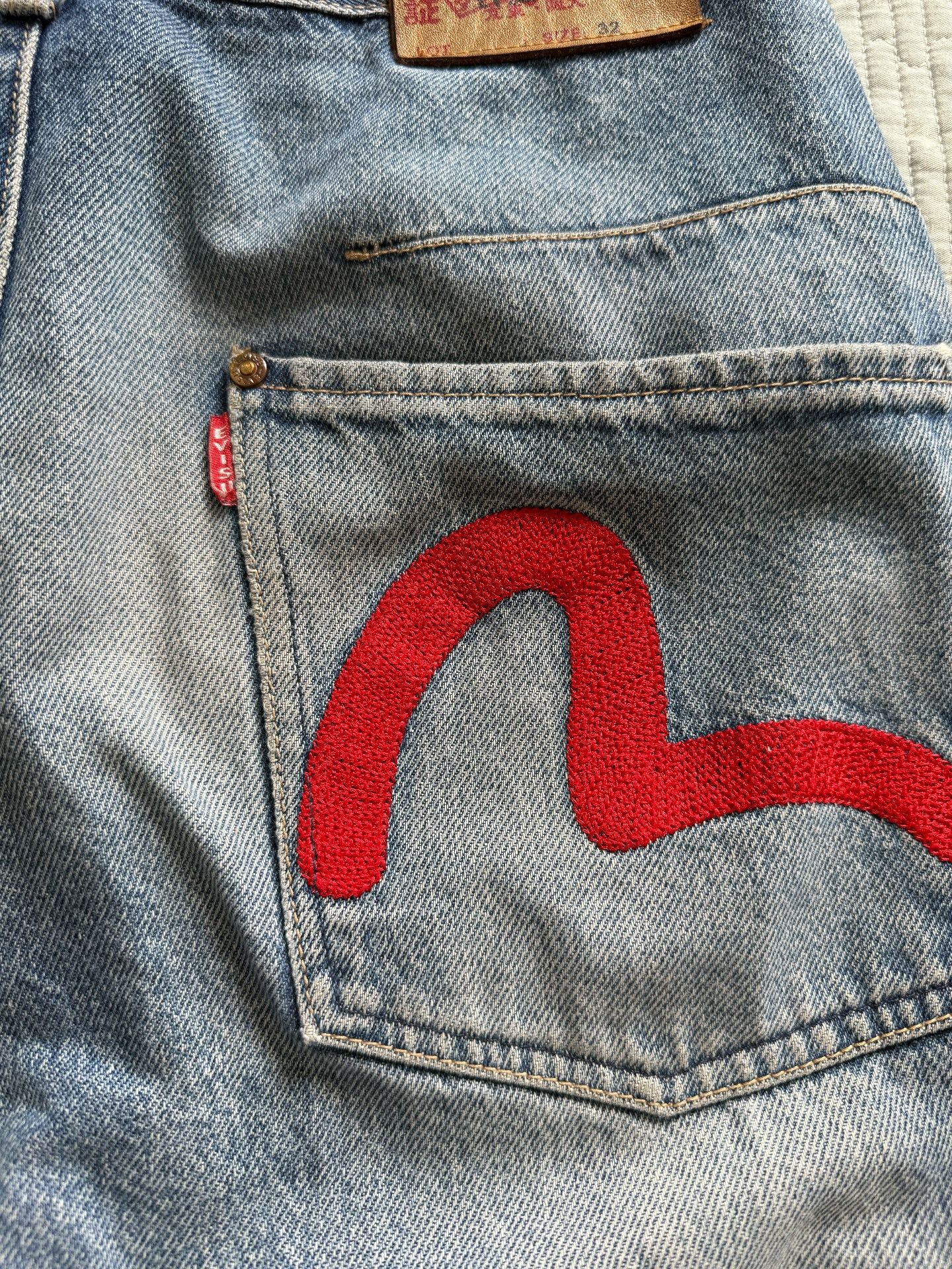 Evisu Evisu No.2 Washed Distressed Jeans Size US 32 / EU 48 - 6 Thumbnail