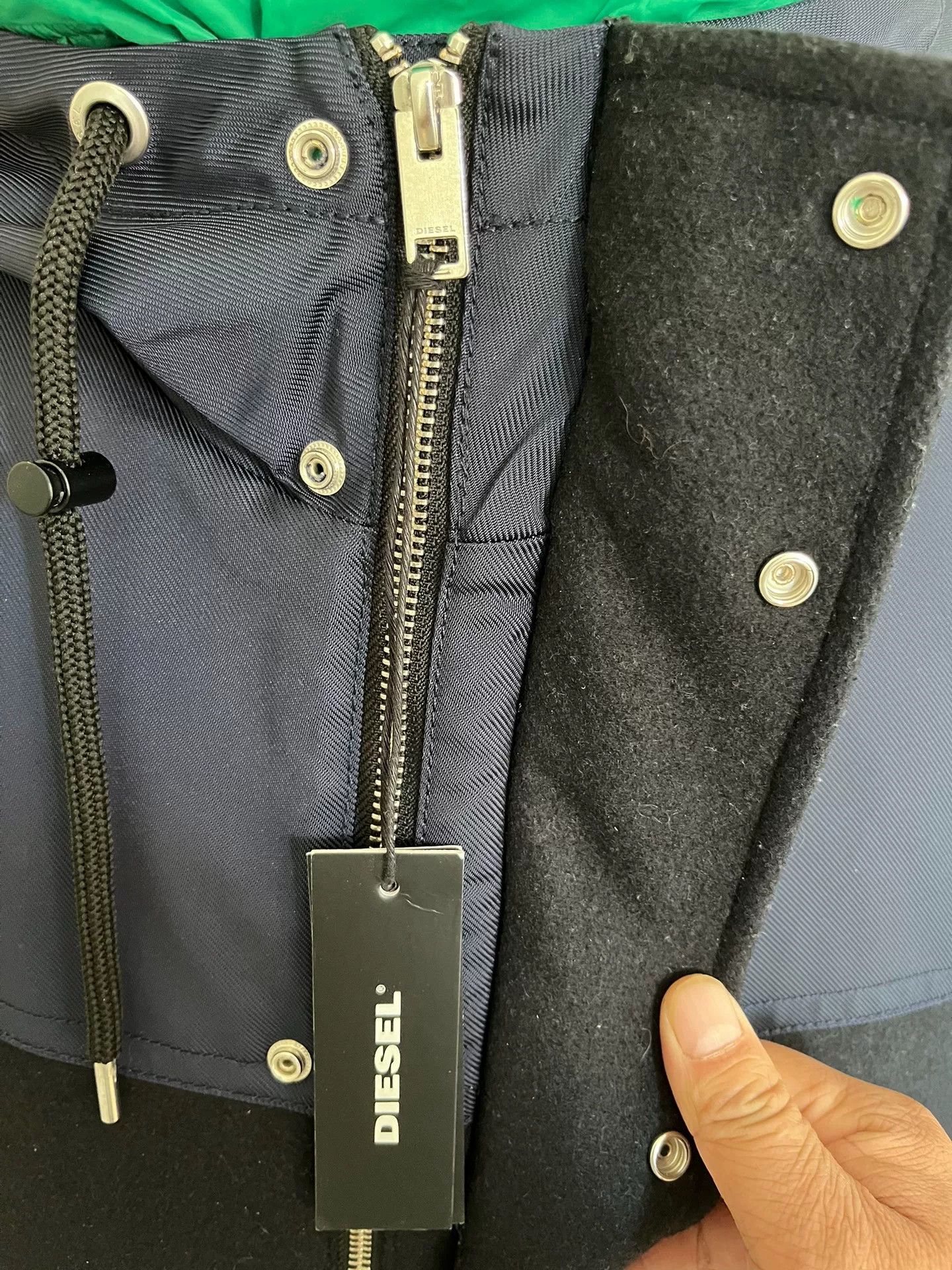 Diesel Diesel Wool Down Hooded Coat Size US L / EU 52-54 / 3 - 3 Thumbnail