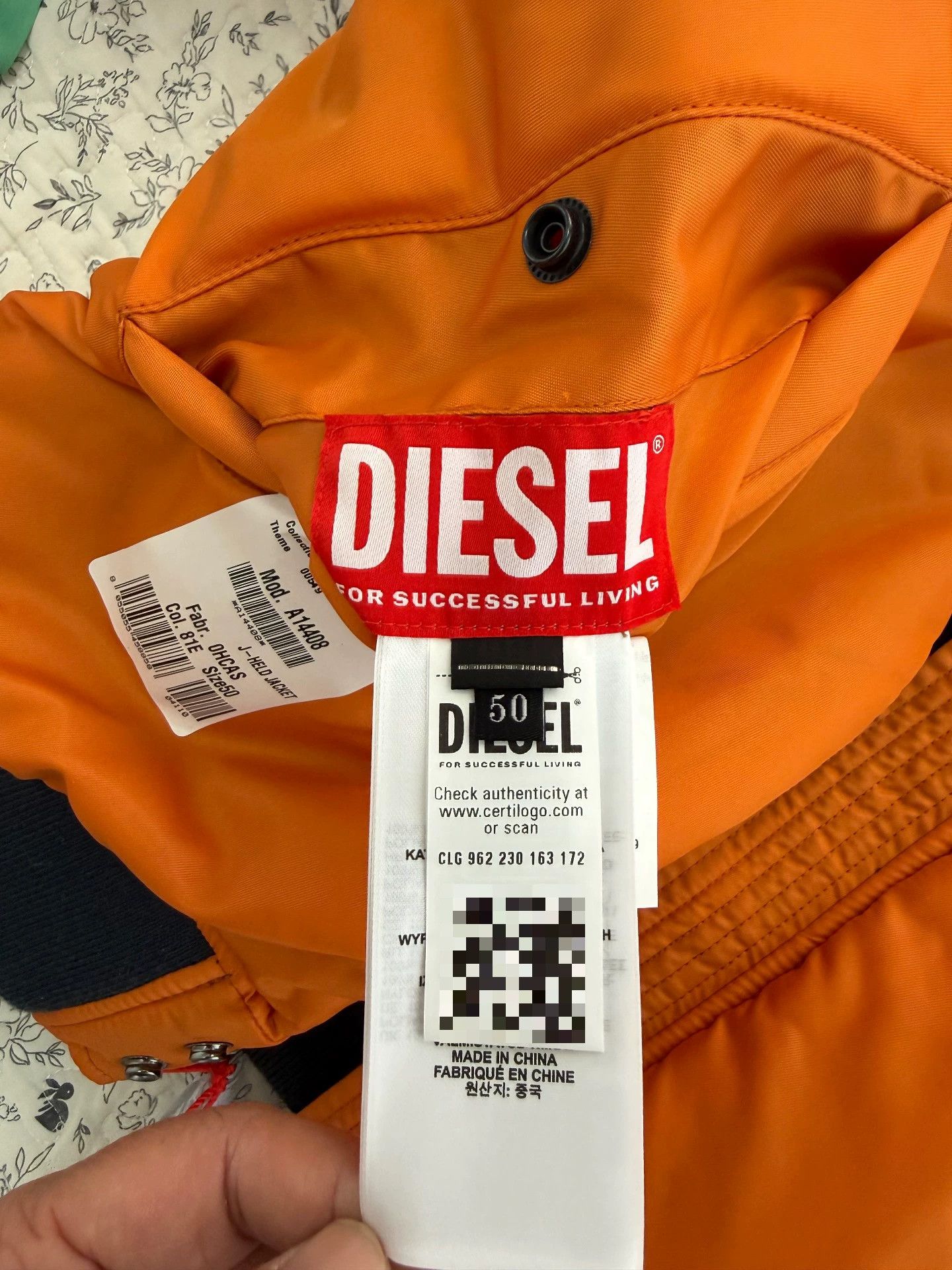 Diesel DIESEL Modified Pilot Jacket Size US M / EU 48-50 / 2 - 7 Thumbnail