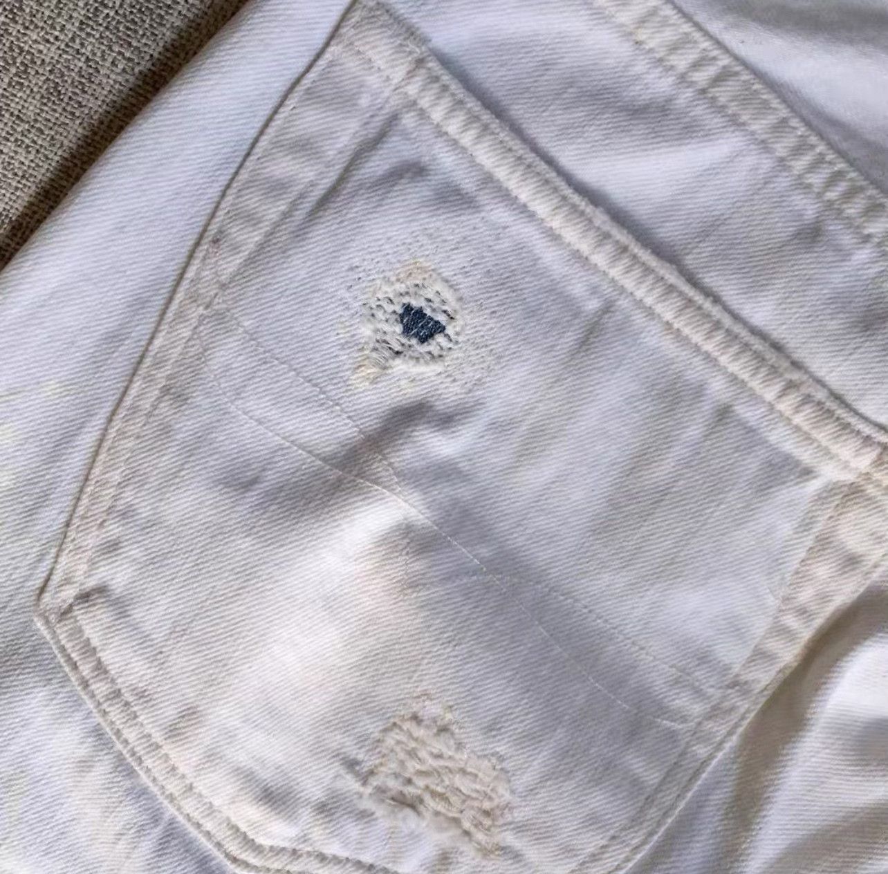 Polo Ralph Lauren Polo Ralph Lauren Vintage Distressed Slim Jeans Size US 31 - 8 Thumbnail