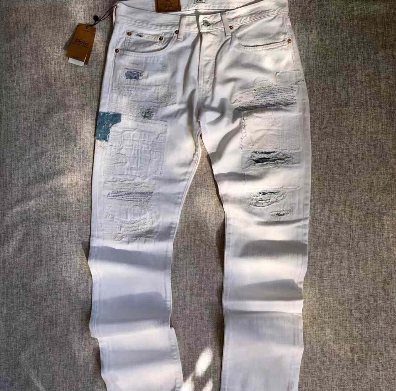 Polo Ralph Lauren Polo Ralph Lauren Vintage Distressed Slim Jeans Size US 31 - 2 Thumbnail