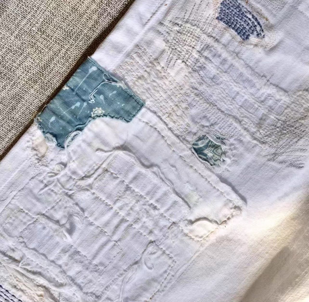 Polo Ralph Lauren Polo Ralph Lauren Vintage Distressed Slim Jeans Size US 31 - 6 Thumbnail