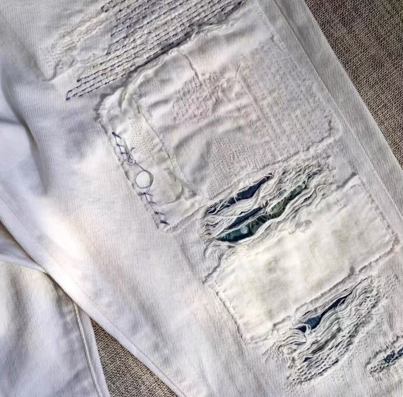Polo Ralph Lauren Polo Ralph Lauren Vintage Distressed Slim Jeans Size US 31 - 5 Thumbnail