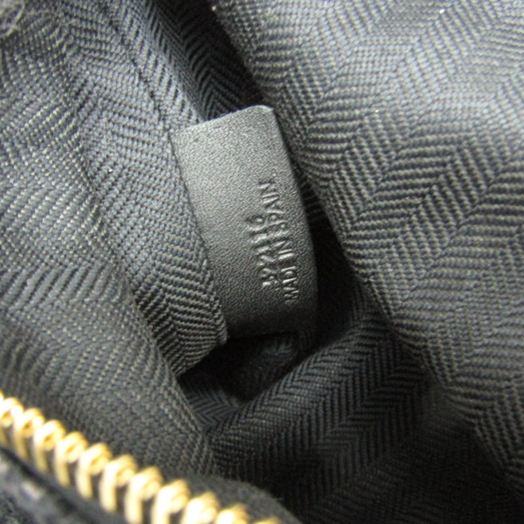 Loewe Loewe Anagram Oblong C730C63X15 Women,Men Cotton,Leather Clutch Bag,Pouch Black Size ONE SIZE - 12 Thumbnail