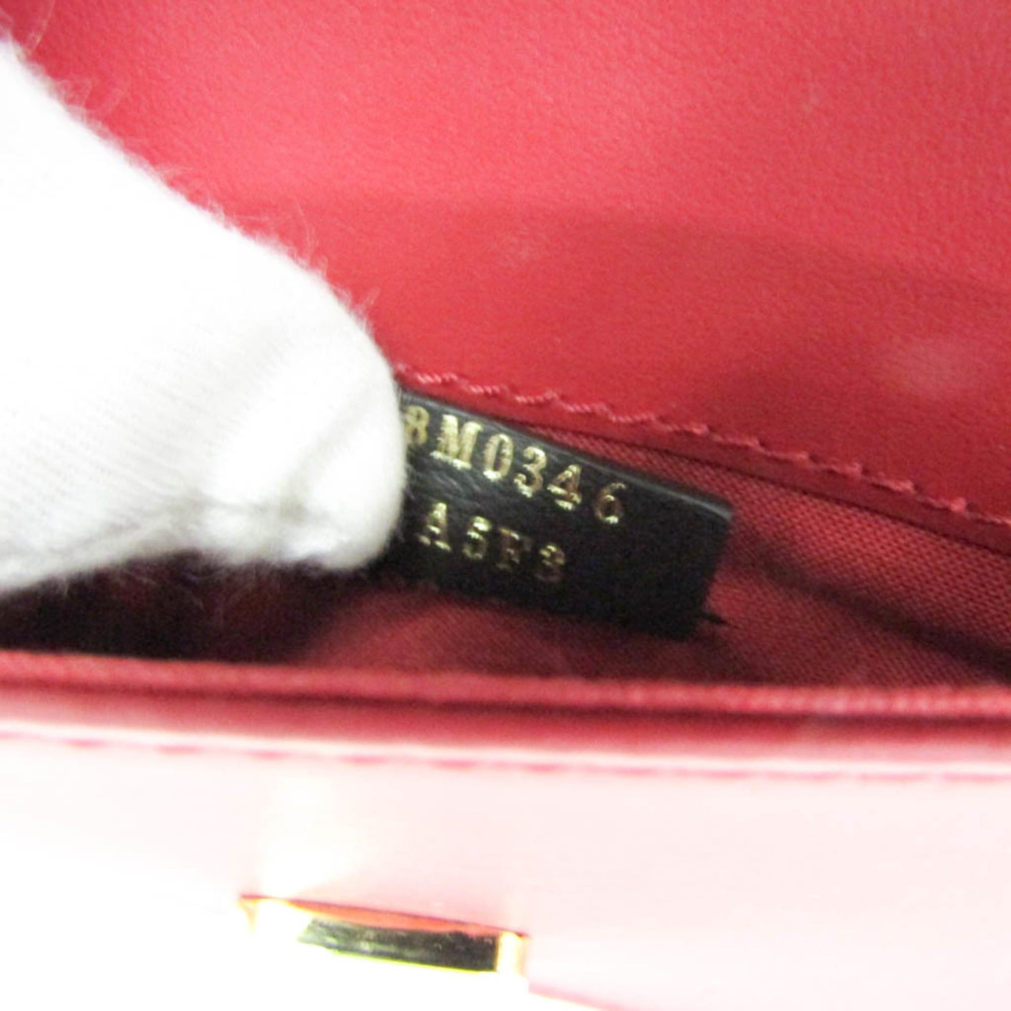 Fendi Fendi Bag Bugs 8M0346 Women's Leather Chain/Shoulder Wallet Red Color Size ONE SIZE - 16 Thumbnail