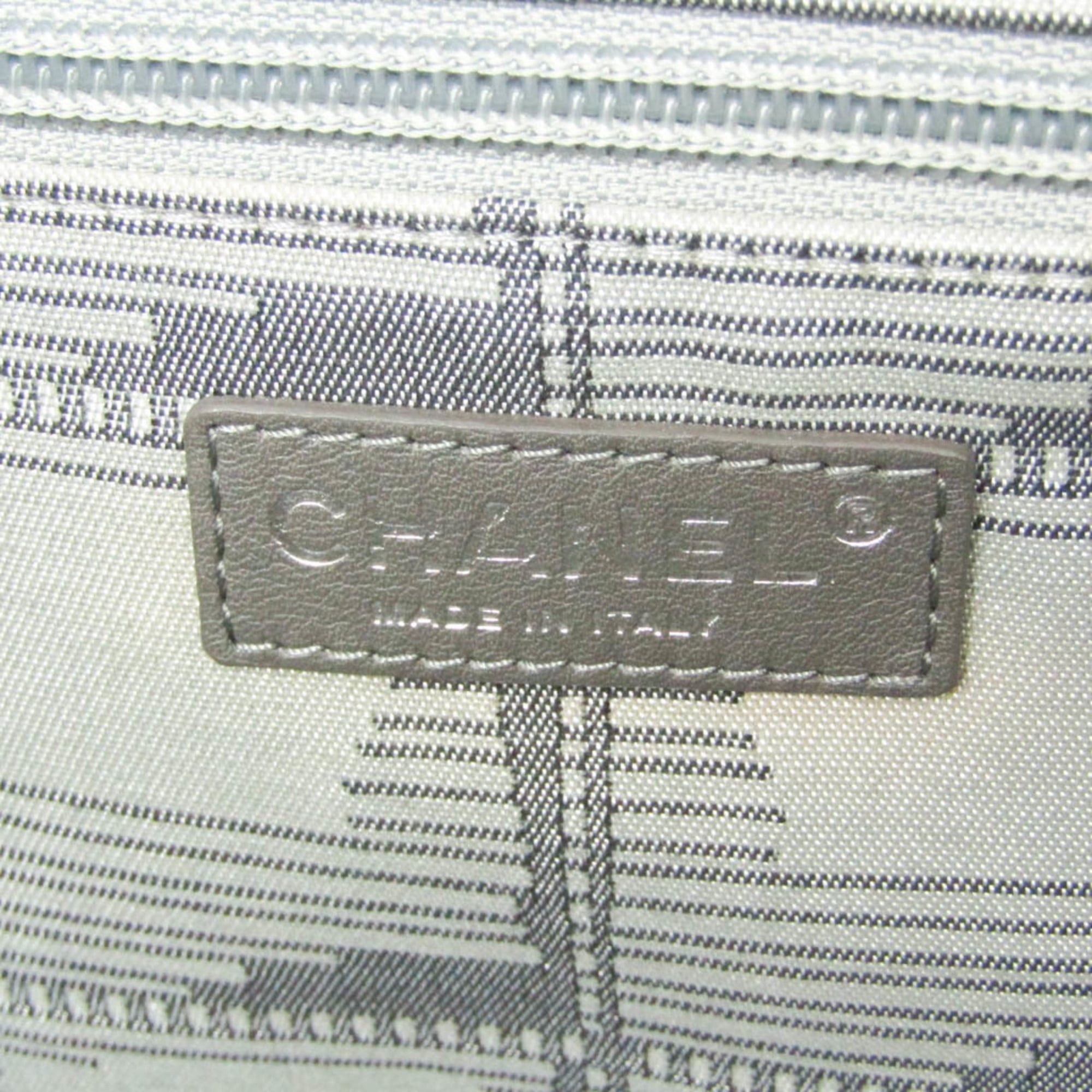 Chanel Chanel New Travel Line Women's Nylon Canvas Tote Bag Gray,Pink Size ONE SIZE - 15 Thumbnail