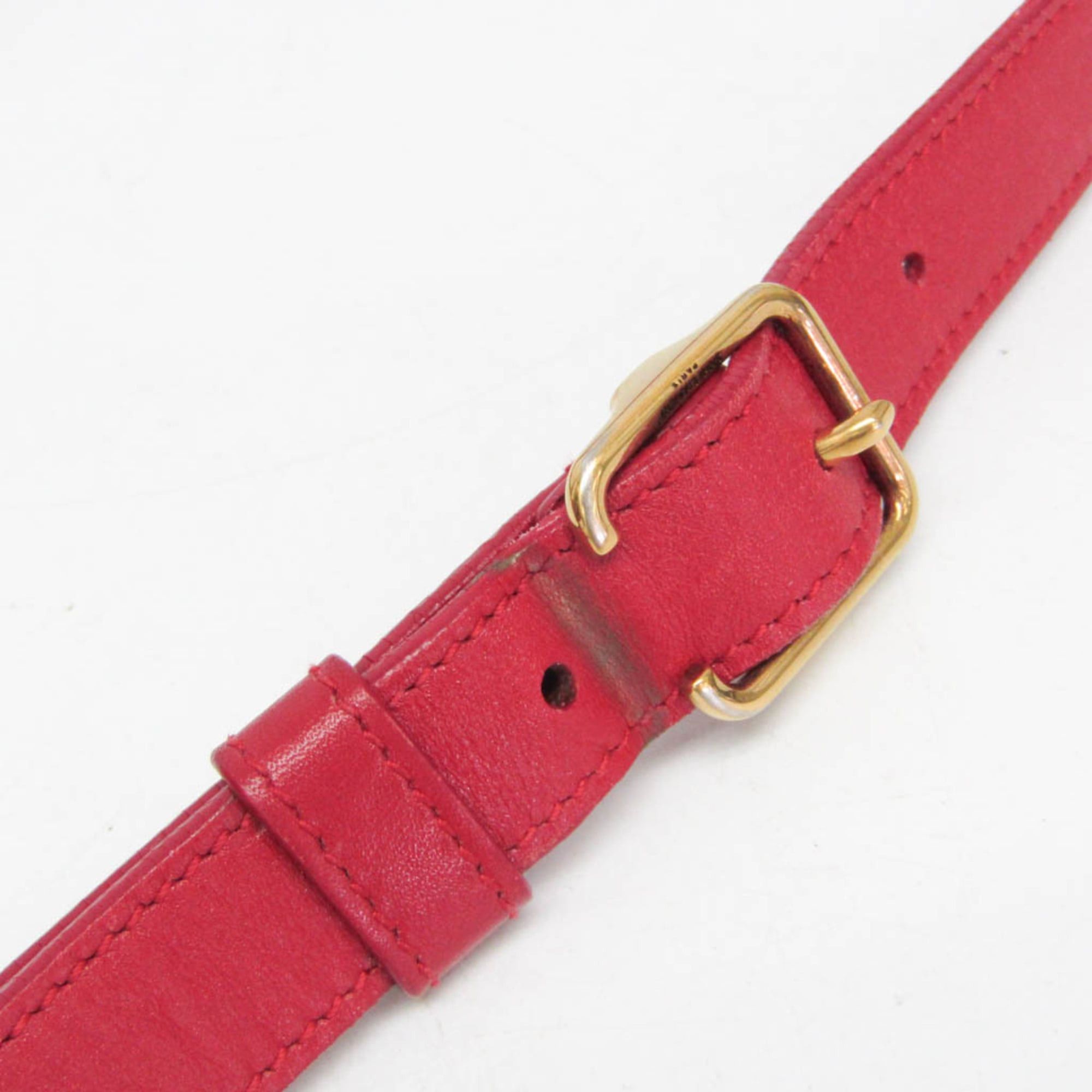 Yves Saint Laurent Yves Saint Laurent Betty 532985 Women's Leather Shoulder Bag Red Color Size ONE SIZE - 13 Thumbnail