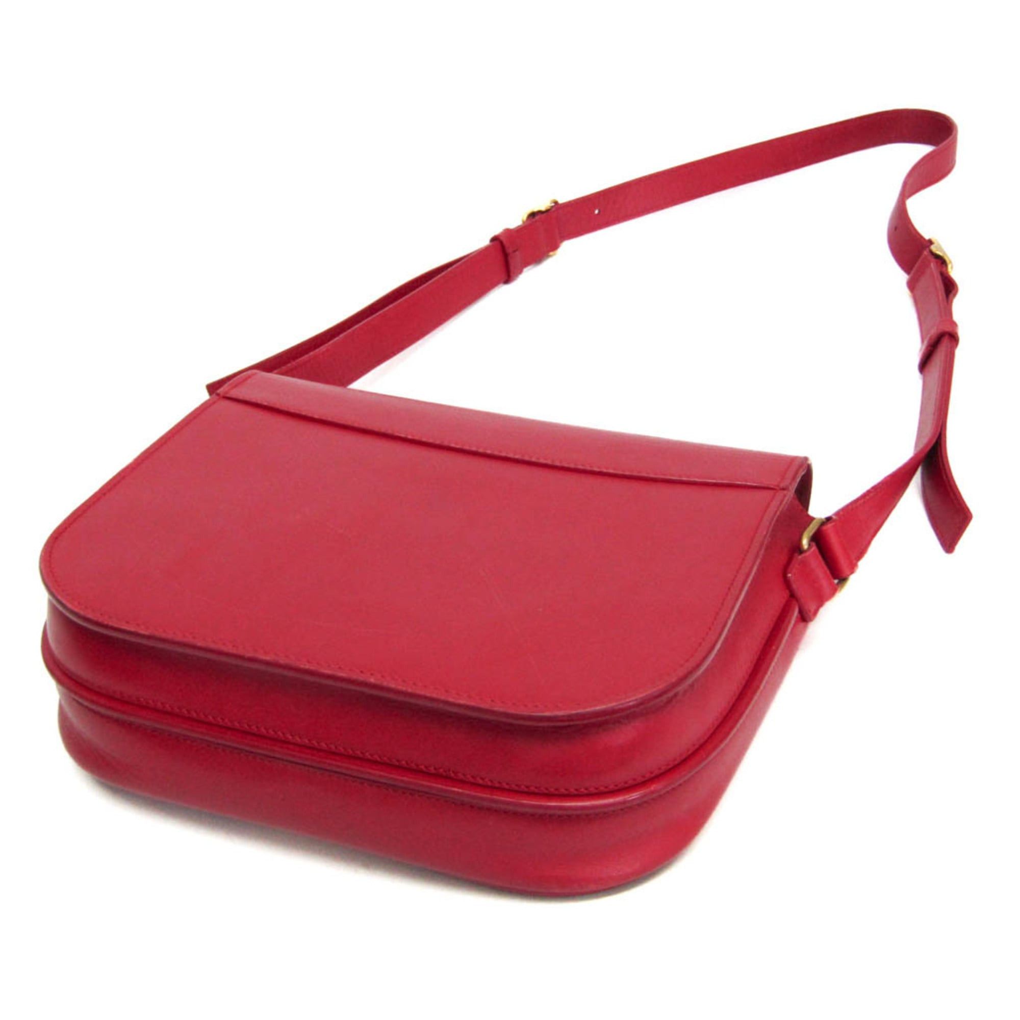 Yves Saint Laurent Yves Saint Laurent Betty 532985 Women's Leather Shoulder Bag Red Color Size ONE SIZE - 3 Thumbnail