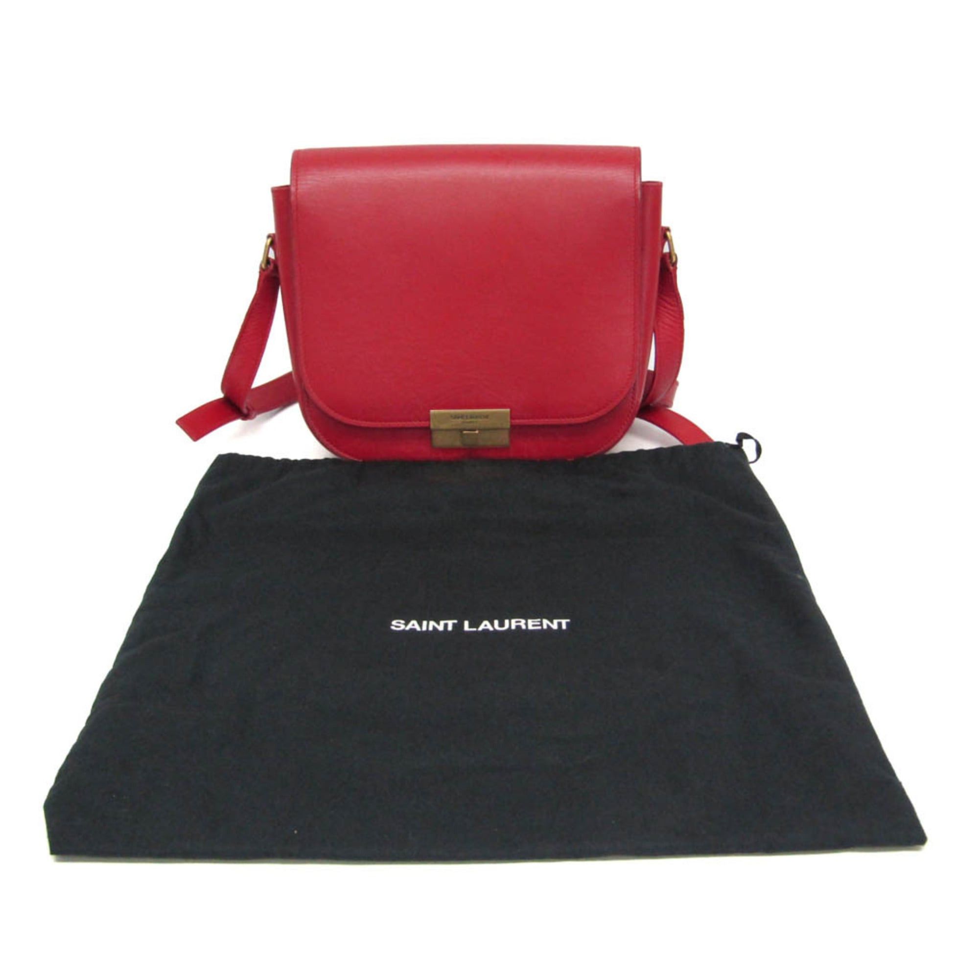 Yves Saint Laurent Yves Saint Laurent Betty 532985 Women's Leather Shoulder Bag Red Color Size ONE SIZE - 2 Thumbnail