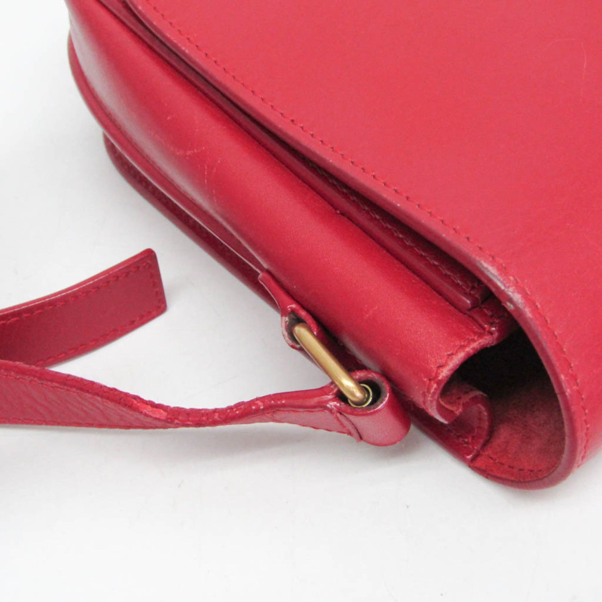 Yves Saint Laurent Yves Saint Laurent Betty 532985 Women's Leather Shoulder Bag Red Color Size ONE SIZE - 7 Thumbnail
