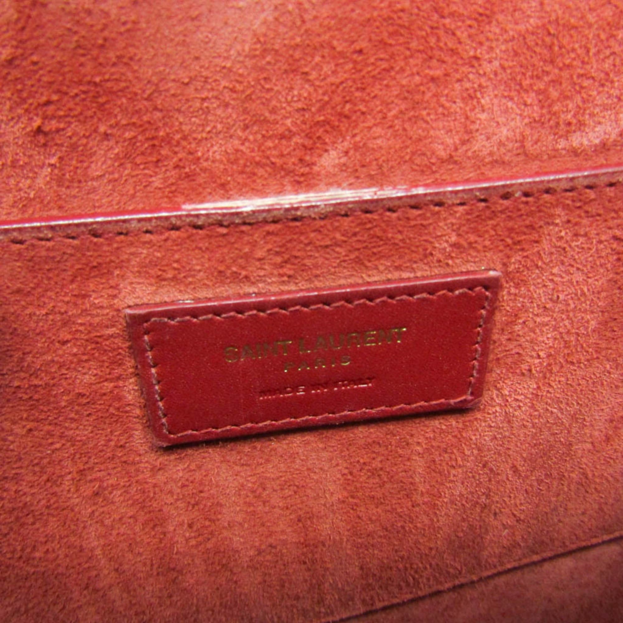 Yves Saint Laurent Yves Saint Laurent Betty 532985 Women's Leather Shoulder Bag Red Color Size ONE SIZE - 19 Thumbnail