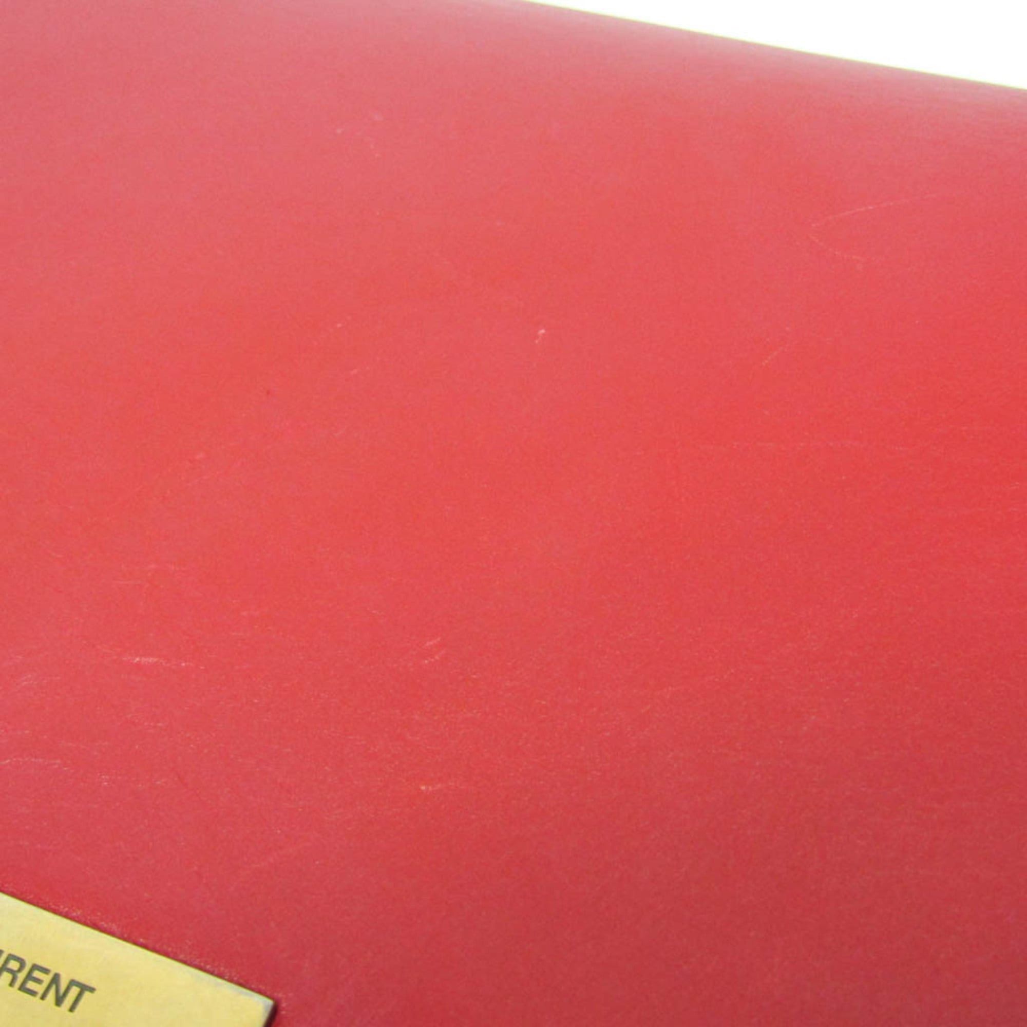 Yves Saint Laurent Yves Saint Laurent Betty 532985 Women's Leather Shoulder Bag Red Color Size ONE SIZE - 10 Thumbnail