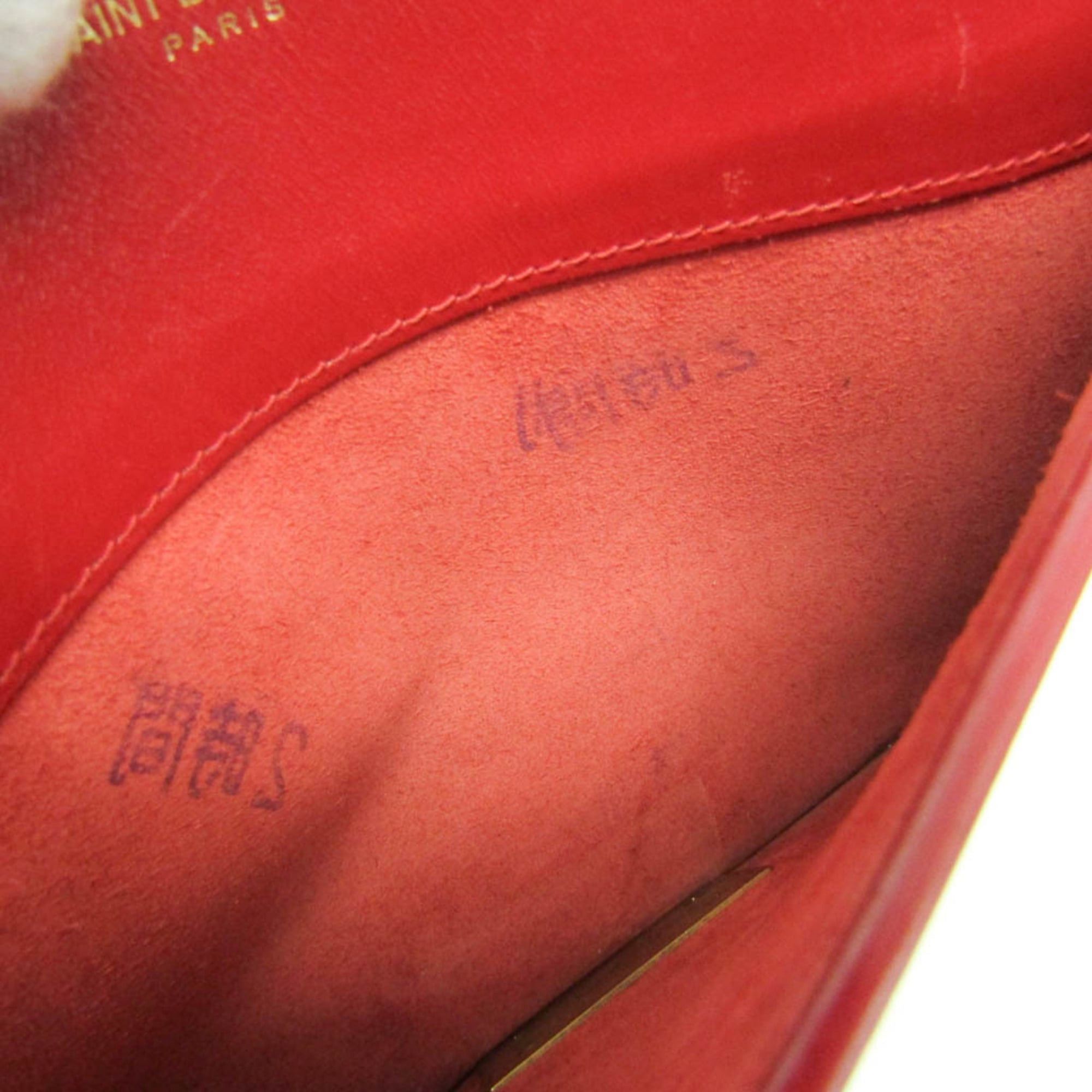 Yves Saint Laurent Yves Saint Laurent Betty 532985 Women's Leather Shoulder Bag Red Color Size ONE SIZE - 16 Thumbnail