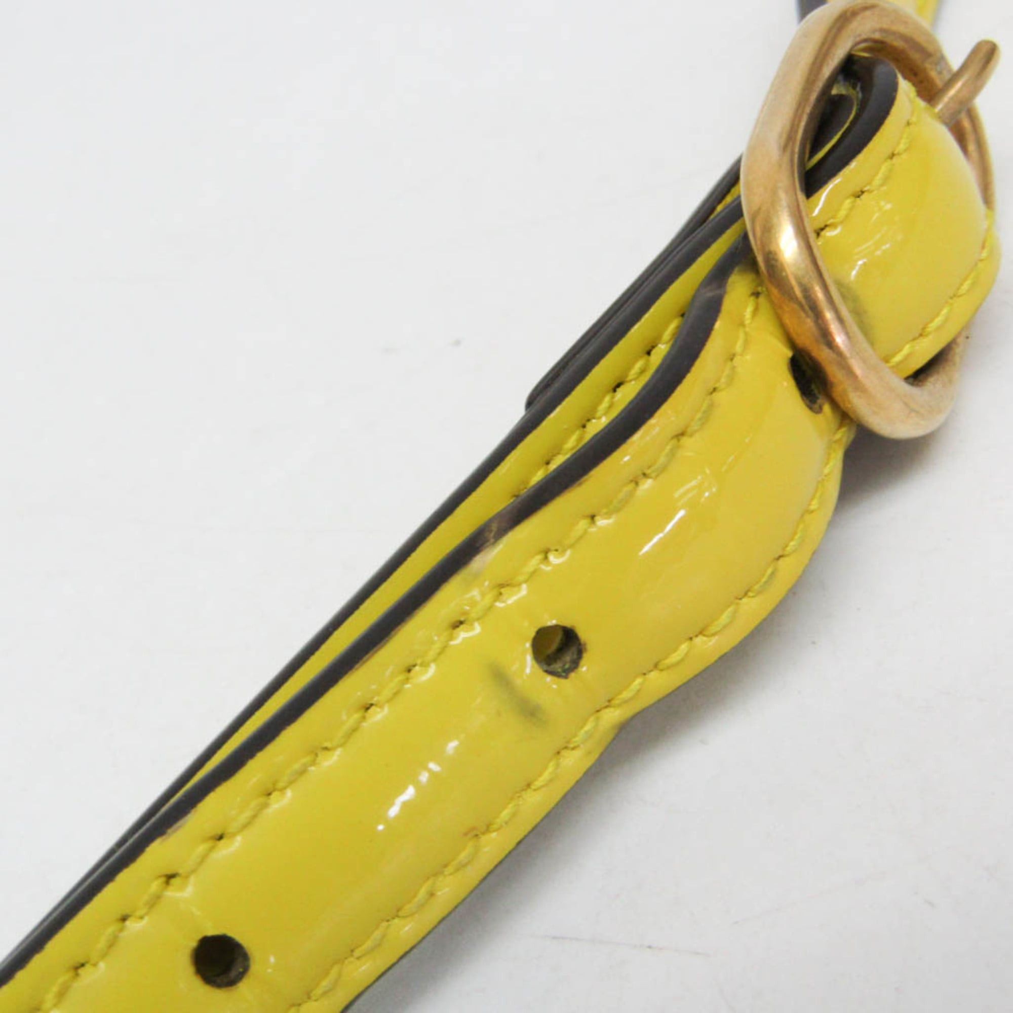Gucci Gucci Horsebit CHINA EXCLUSIVE 371925 Women's Patent Leather Handbag,Shoulder Bag Yellow Size ONE SIZE - 13 Thumbnail