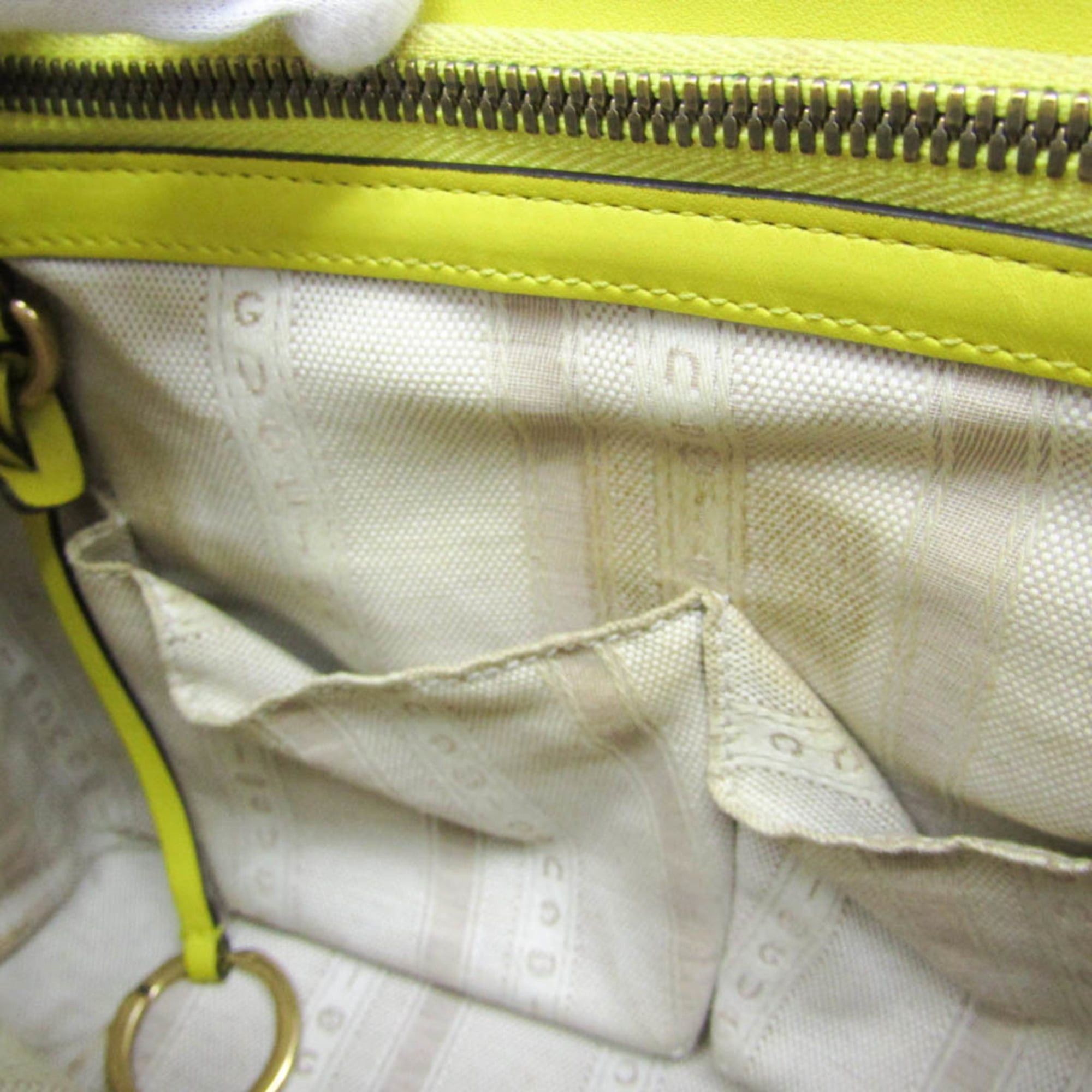 Gucci Gucci Horsebit CHINA EXCLUSIVE 371925 Women's Patent Leather Handbag,Shoulder Bag Yellow Size ONE SIZE - 15 Thumbnail