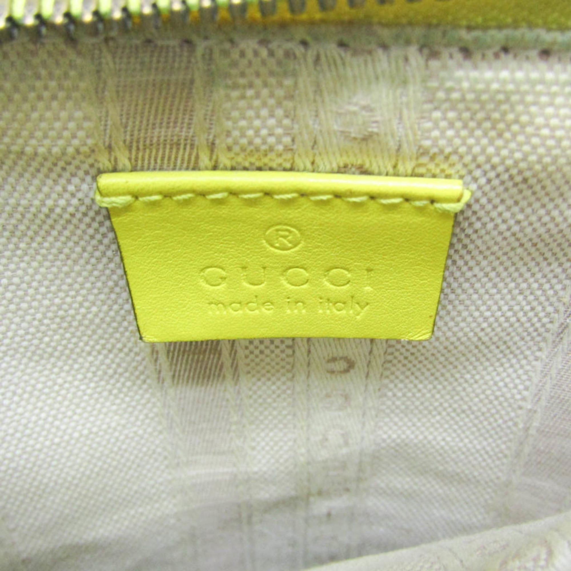 Gucci Gucci Horsebit CHINA EXCLUSIVE 371925 Women's Patent Leather Handbag,Shoulder Bag Yellow Size ONE SIZE - 17 Thumbnail