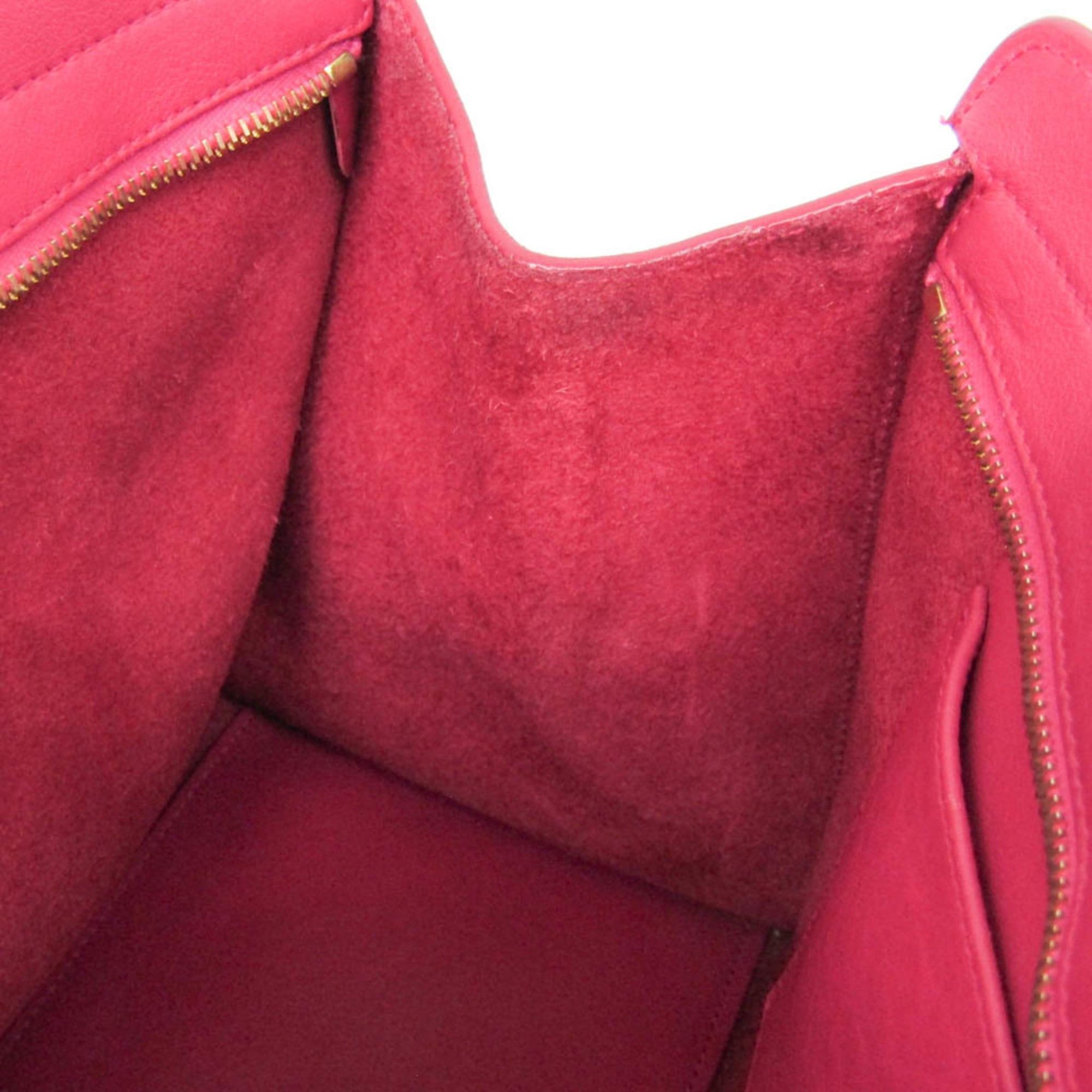 Saint Laurent Paris Saint Laurent Petit Bus 311210 Women's Leather Handbag,Shoulder Bag Pink Size ONE SIZE - 15 Thumbnail
