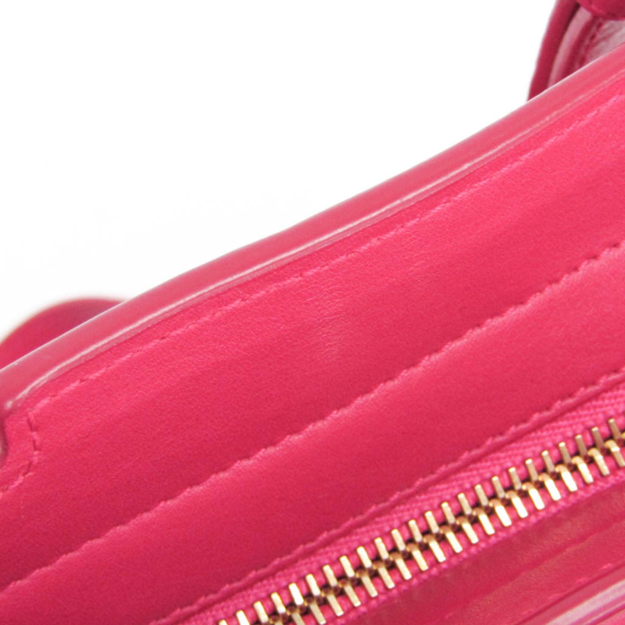Saint Laurent Paris Saint Laurent Petit Bus 311210 Women's Leather Handbag,Shoulder Bag Pink Size ONE SIZE - 14 Thumbnail