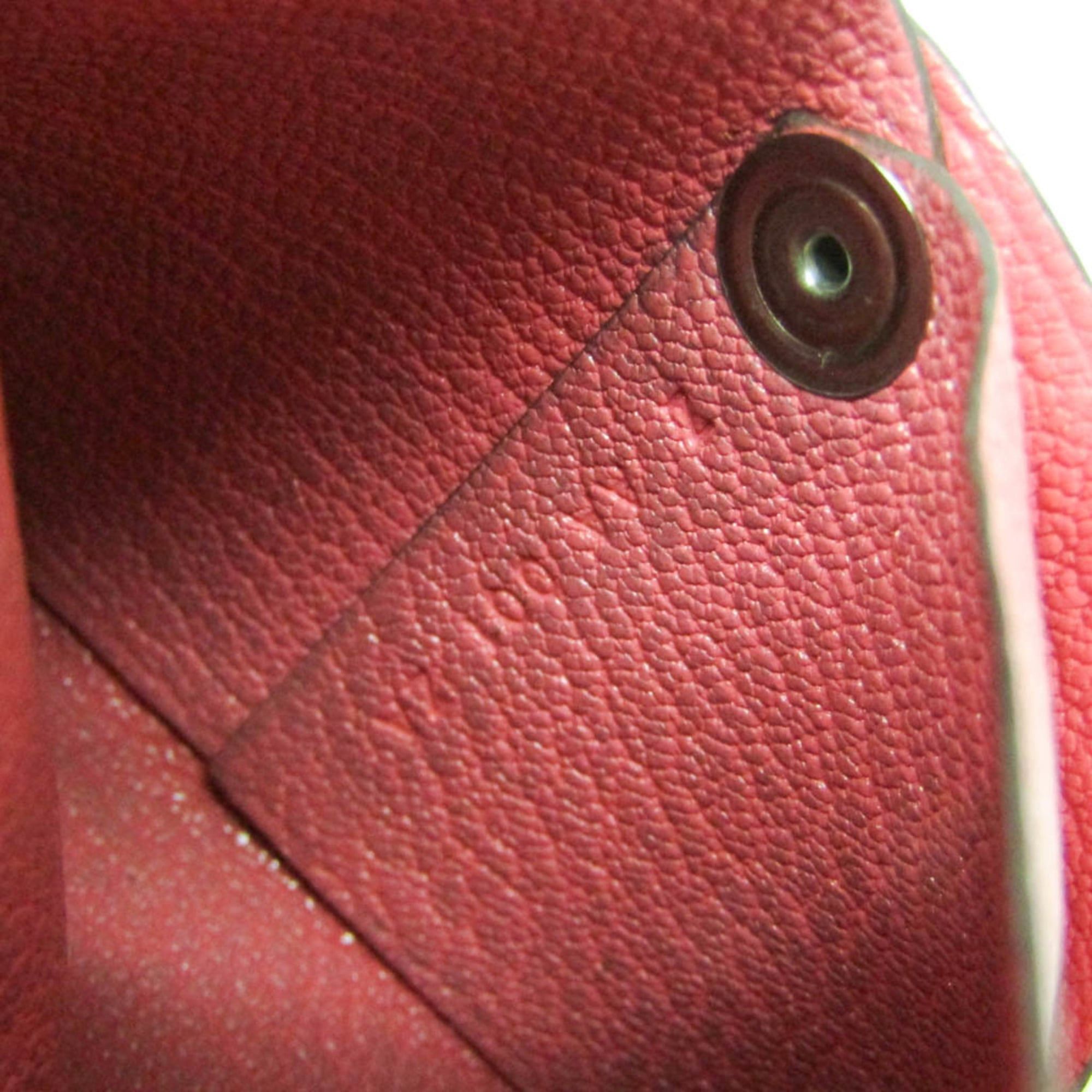 Hermes Hermes Bastia Men,Women Chevre Leather Coin Purse/coin Case Pink Size ONE SIZE - 11 Thumbnail